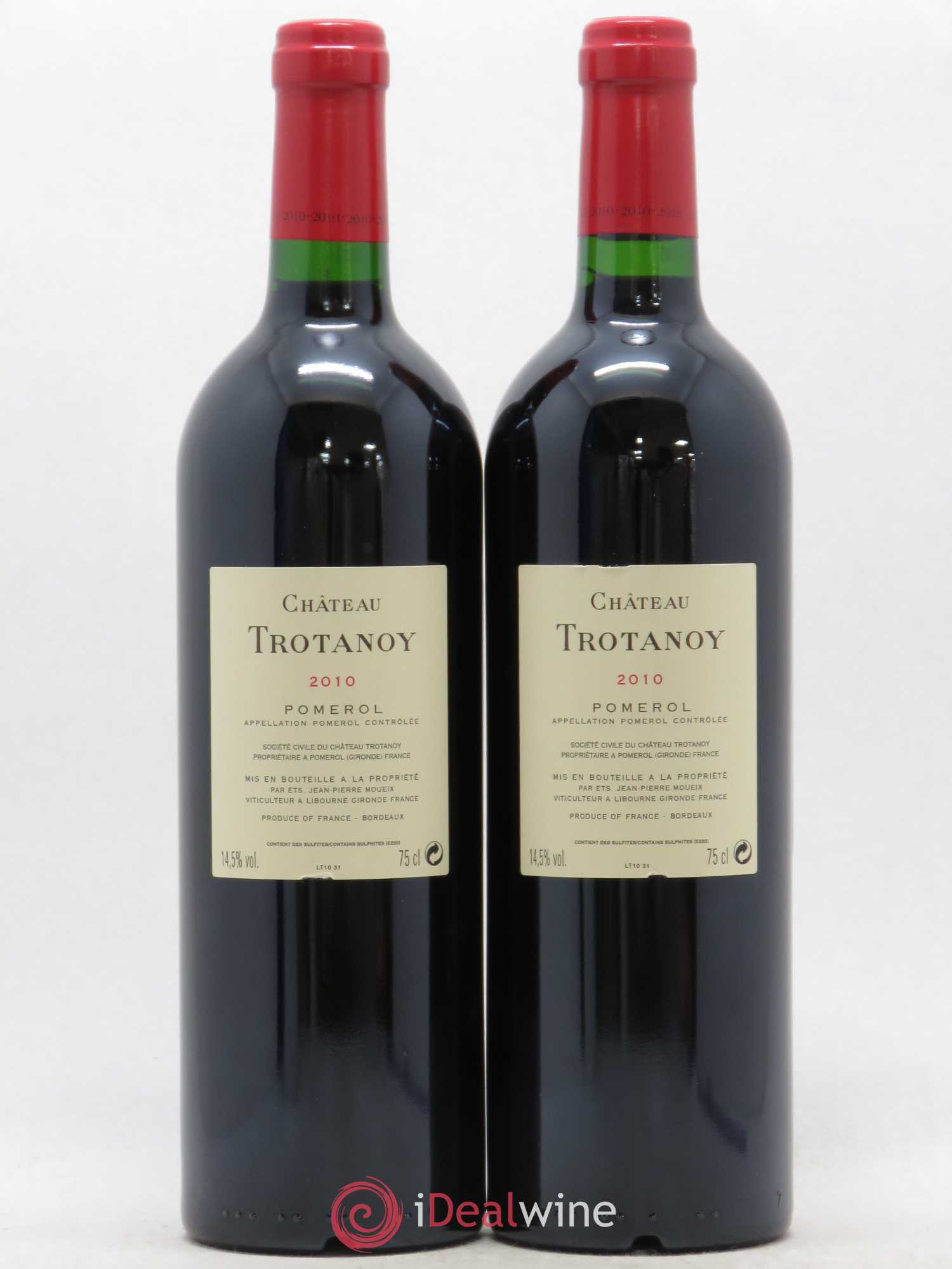 Château Trotanoy 2010 - Lot de 2 bouteilles - 1