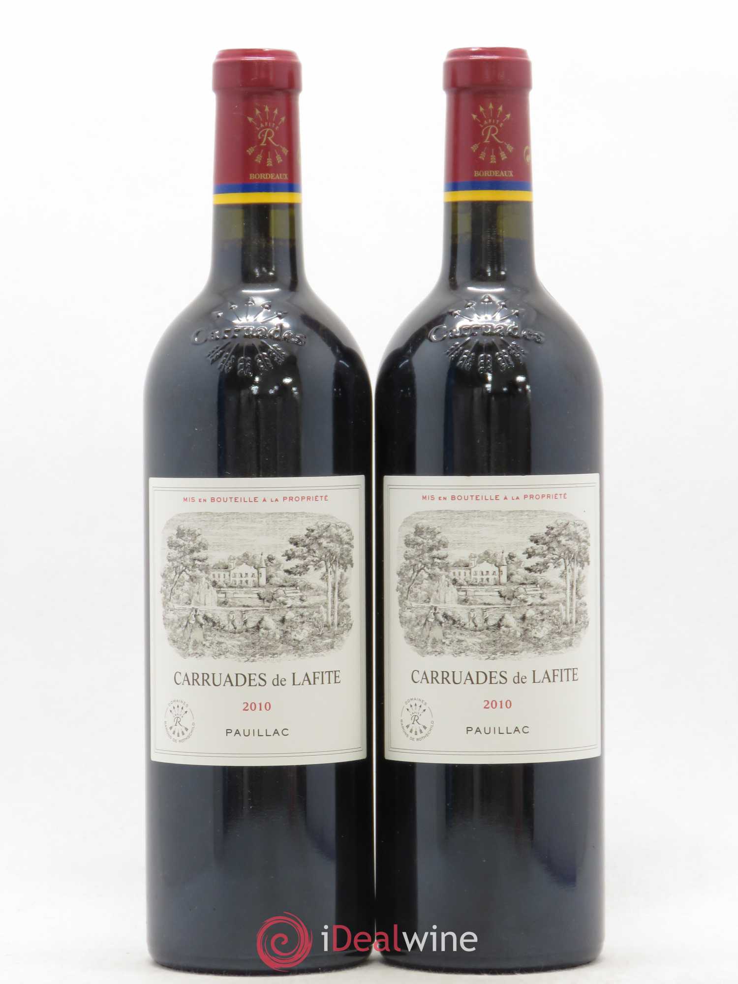 Carruades de Lafite Rothschild Second Vin 2010 - Lot de 2 bouteilles - 0