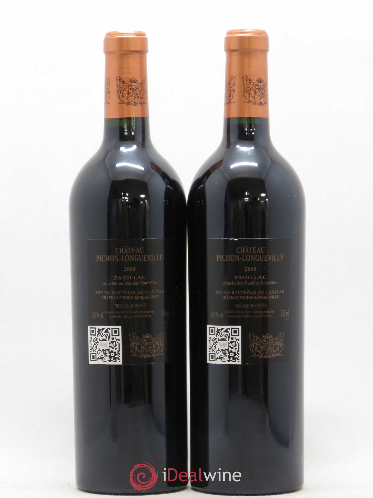 Pichon Longueville Baron 2ème Grand Cru Classé 2009 - Lot de 2 bouteilles - 1