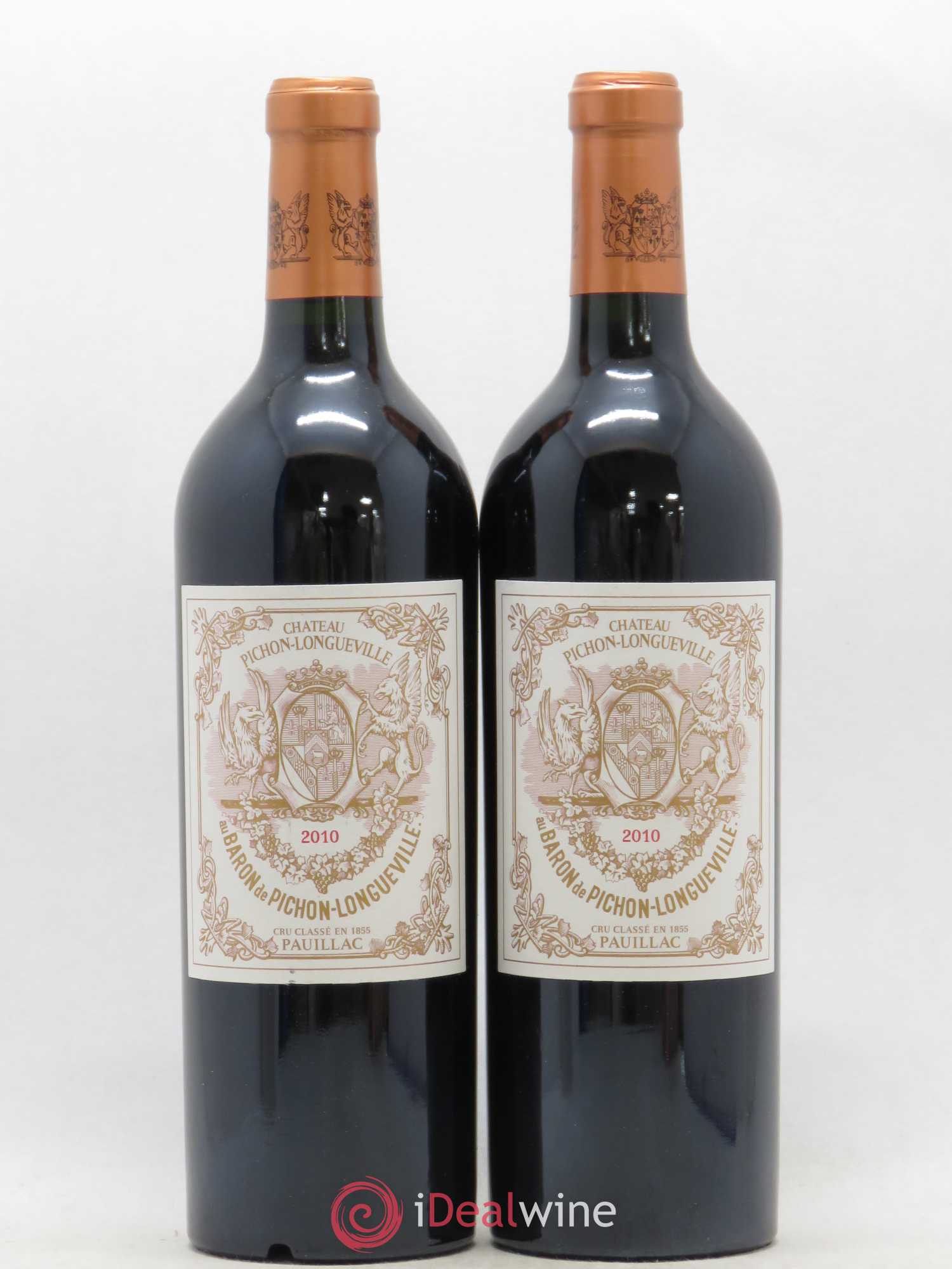 Pichon Longueville Baron 2ème Grand Cru Classé 2010 - Lot de 2 bouteilles - 0