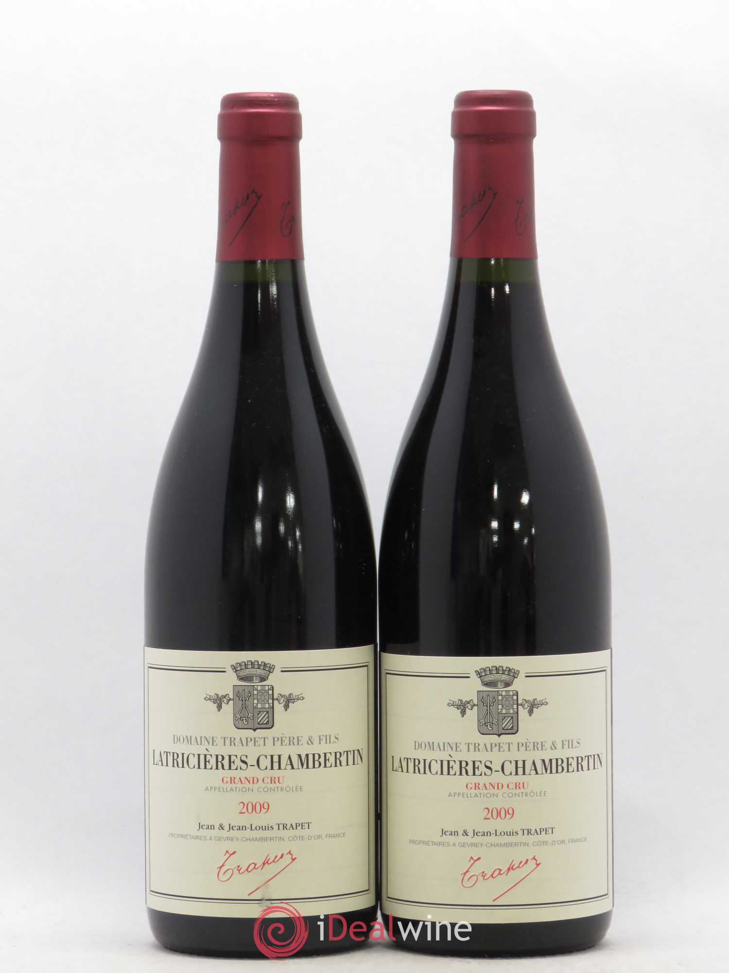 Latricières-Chambertin Grand Cru Domaine Trapet 2009 - Lot de 2 bouteilles - 0