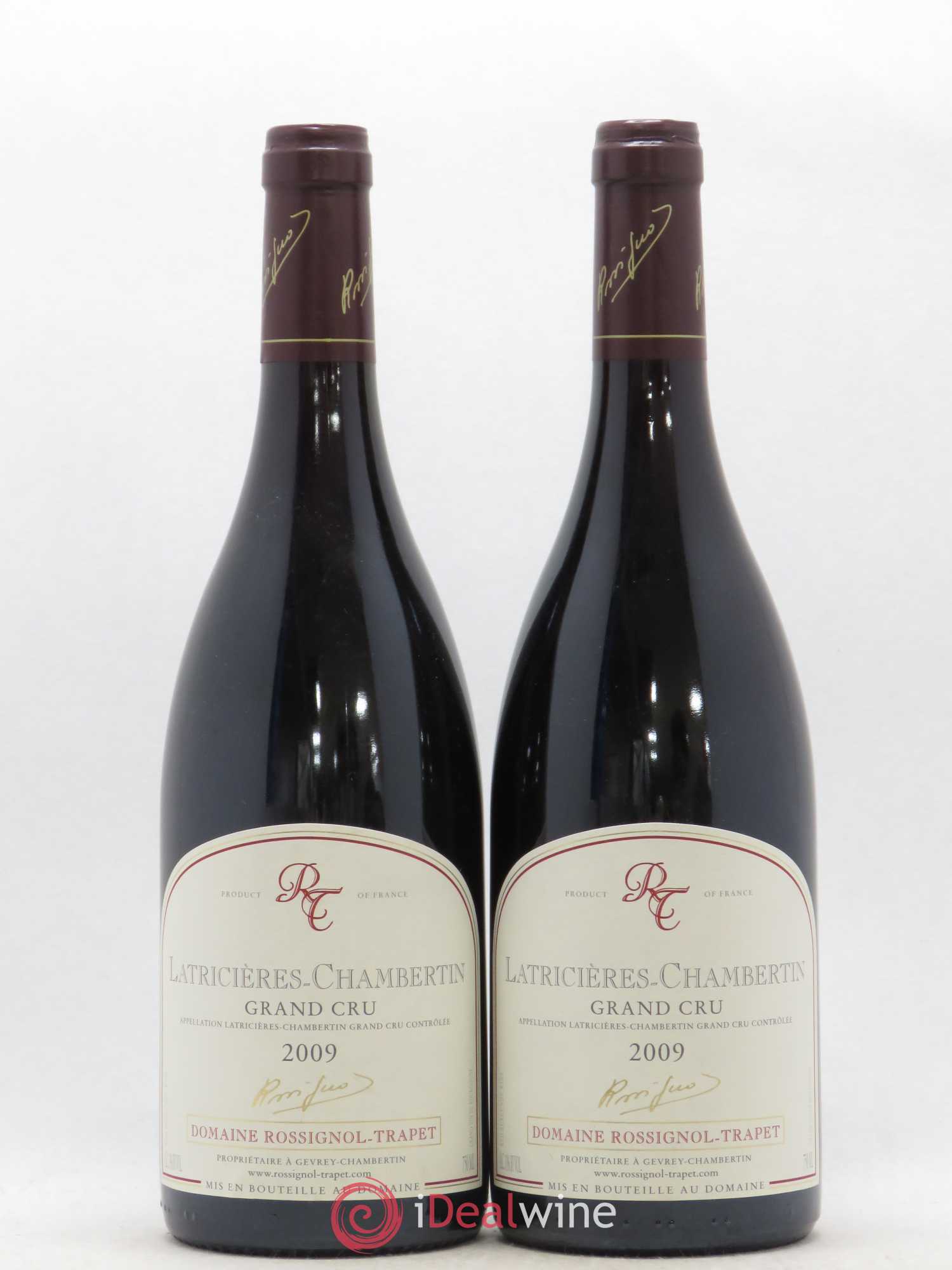 Latricières-Chambertin Grand Cru Rossignol-Trapet (Domaine) 2009 - Lot de 2 bouteilles - 0