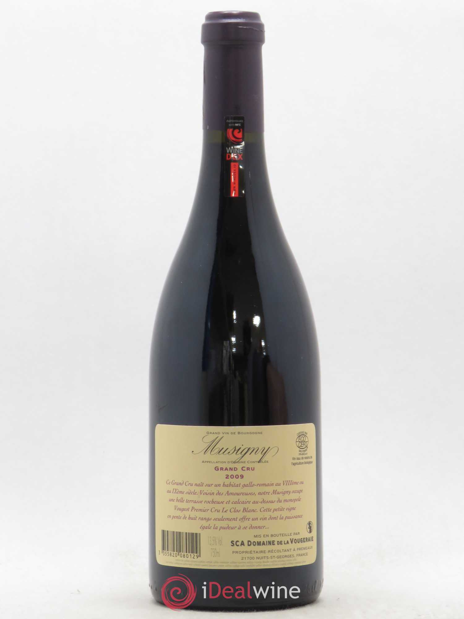Musigny Grand Cru La Vougeraie 2009 - Lot de 1 bouteille - 1