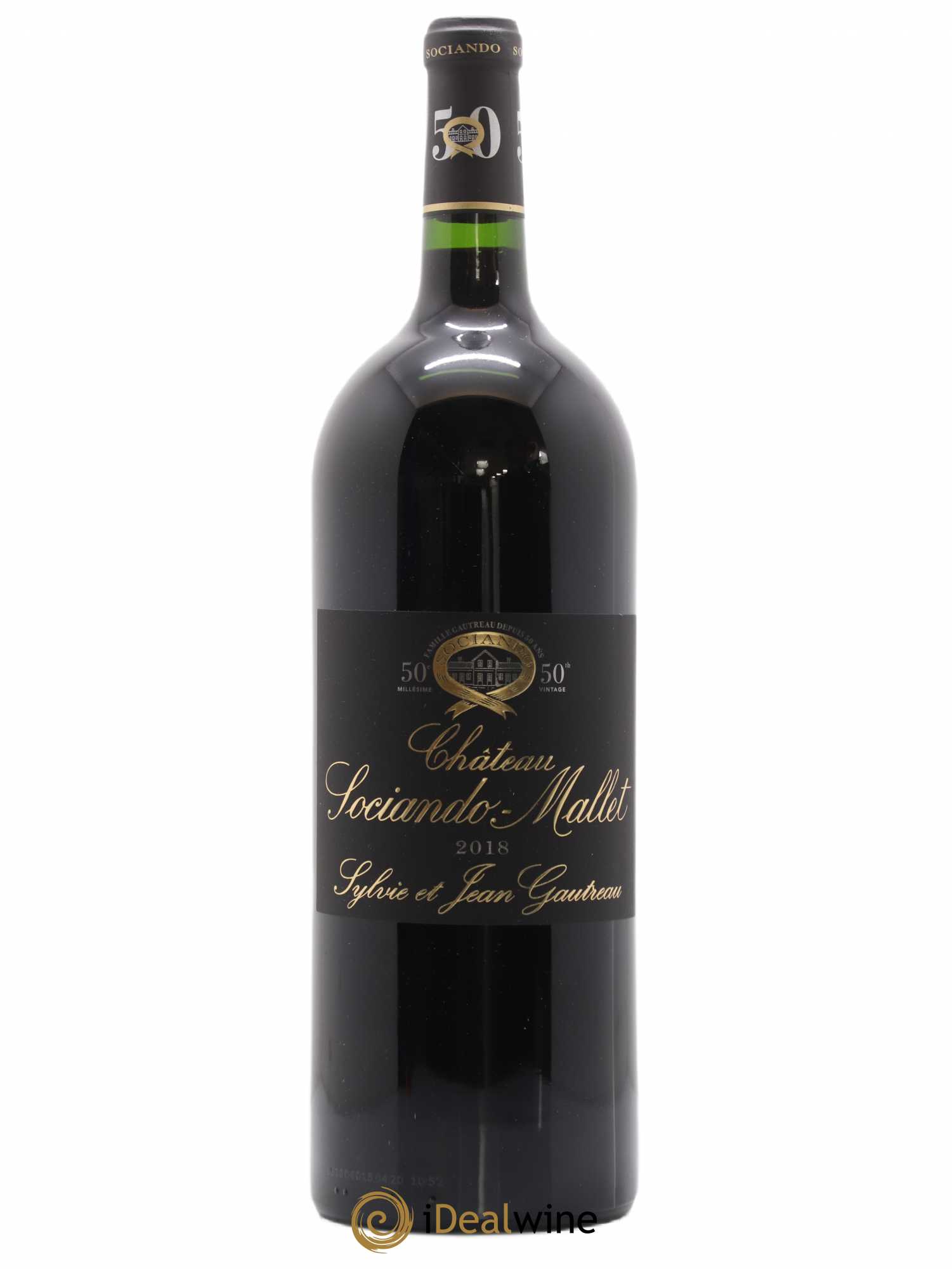 Château Sociando Mallet 2018 - Lot de 1 magnum - 0