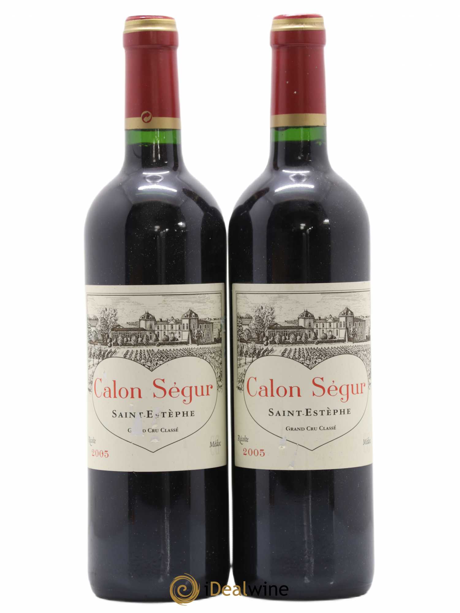 Château Calon Ségur 3ème Grand Cru Classé 2005 - Lot de 2 bouteilles - 0