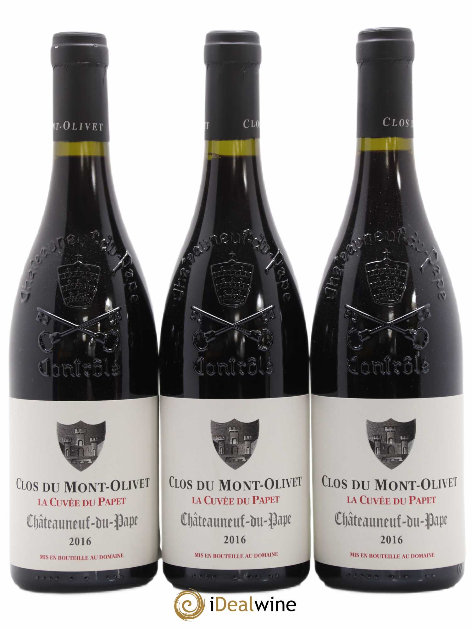 Châteauneuf-du-Pape Cuvée du Papet Clos du Mont-Olivet 2016 - Lot de 3 bouteilles - 0