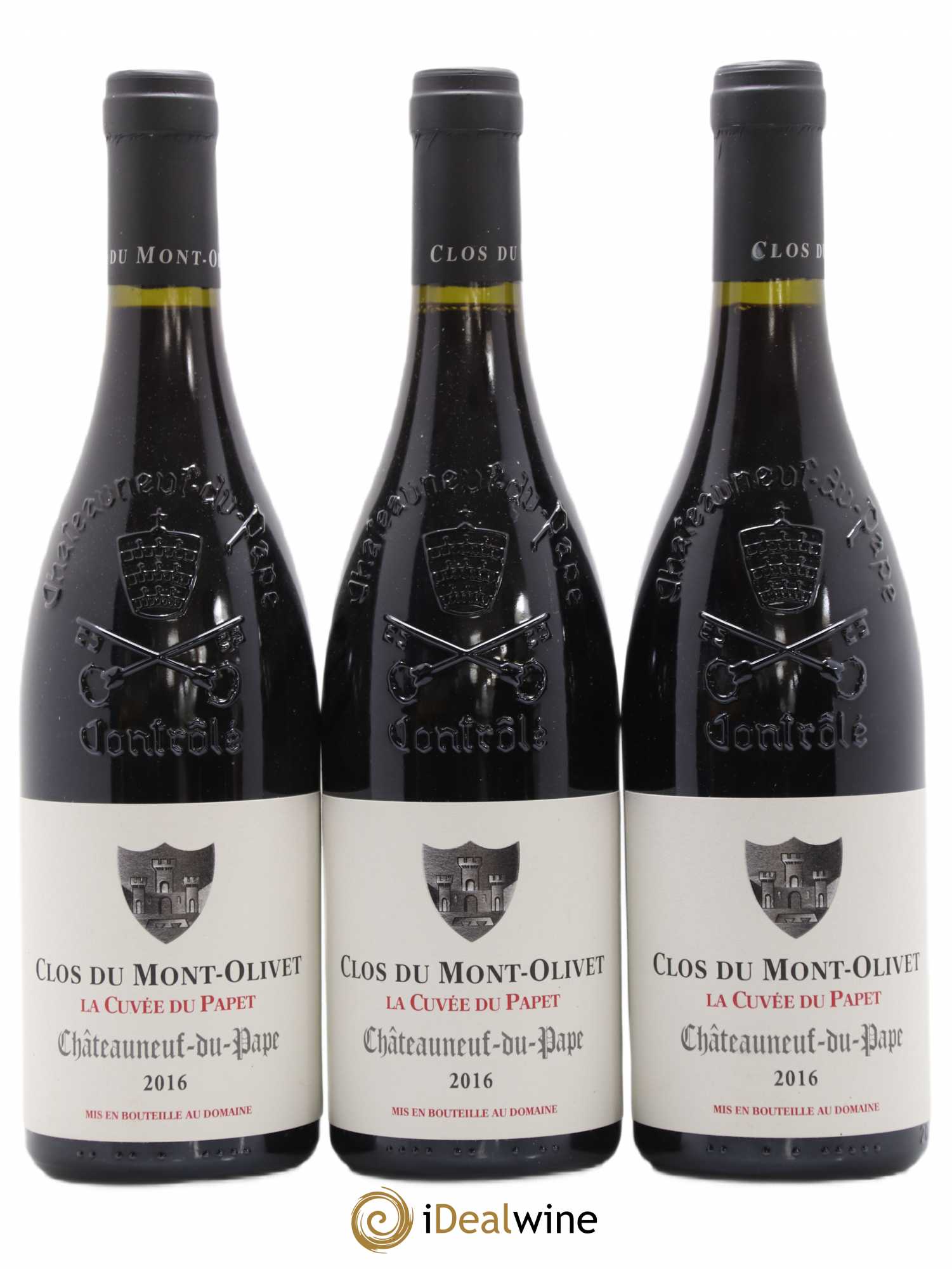 Châteauneuf-du-Pape Cuvée du Papet Clos du Mont-Olivet 2016 - Lot de 3 bouteilles - 0