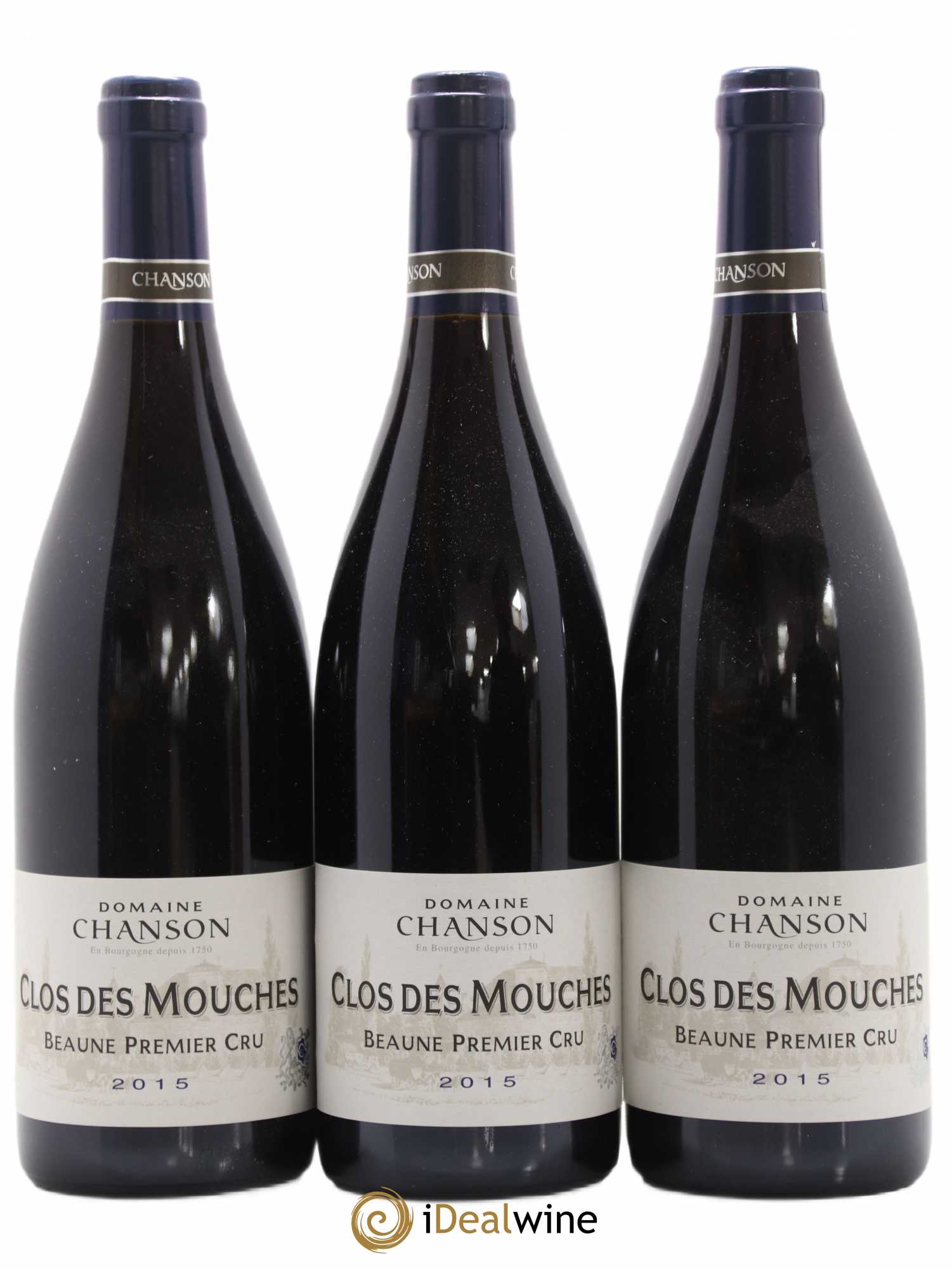 Beaune 1er Cru Clos des Mouches Chanson (Domaine) 2015 - Lot de 3 bouteilles - 0