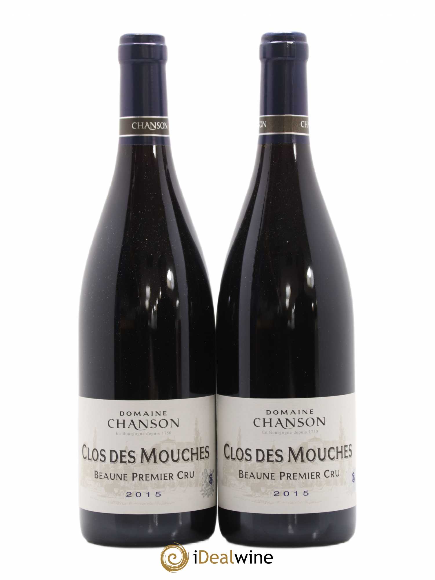 Beaune 1er Cru Clos des Mouches Chanson (Domaine) 2015 - Lot de 2 bouteilles - 0