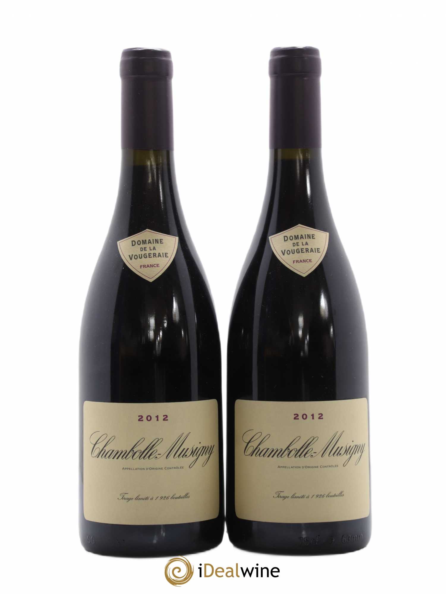 Chambolle-Musigny La Vougeraie 2012 - Lot de 2 bouteilles - 0