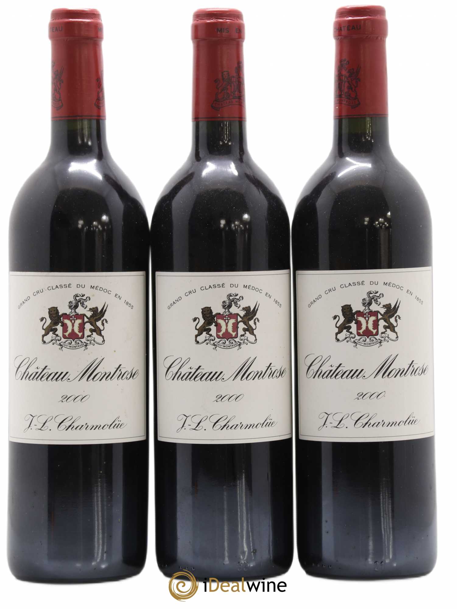 Château Montrose 2ème Grand Cru Classé 2000 - Lot de 3 bouteilles - 0