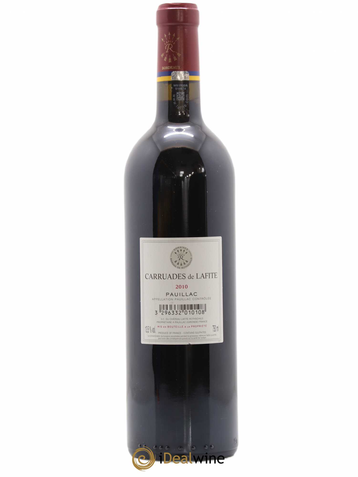 Carruades de Lafite Rothschild Second Vin 2010 - Lot de 1 bouteille - 1