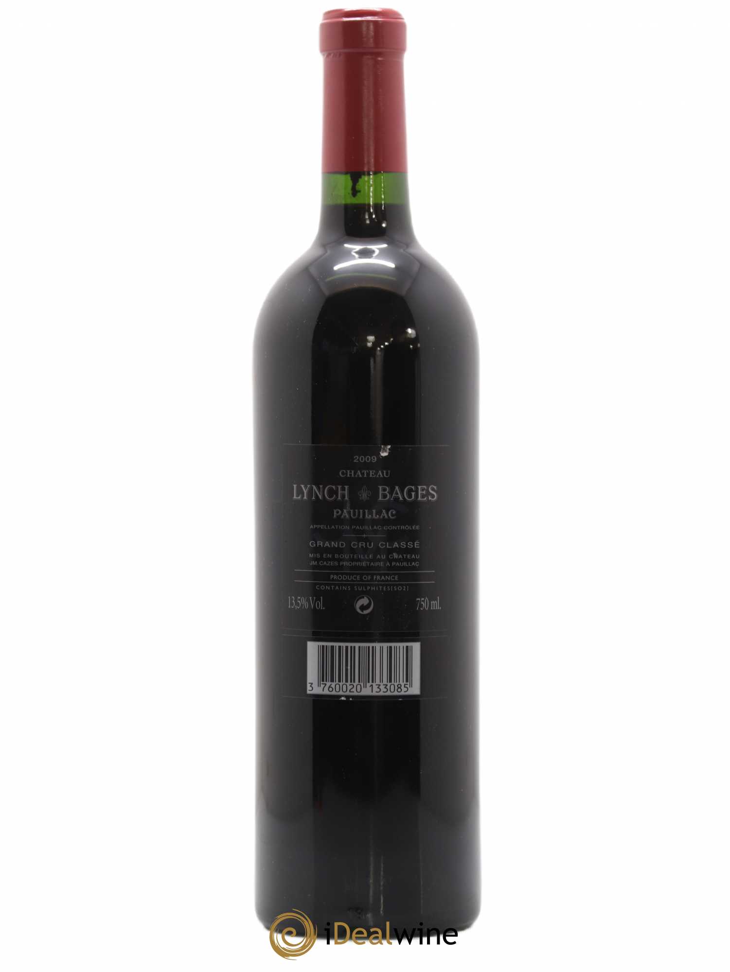 Château Lynch Bages 5ème Grand Cru Classé 2009 - Lot de 1 bouteille - 1