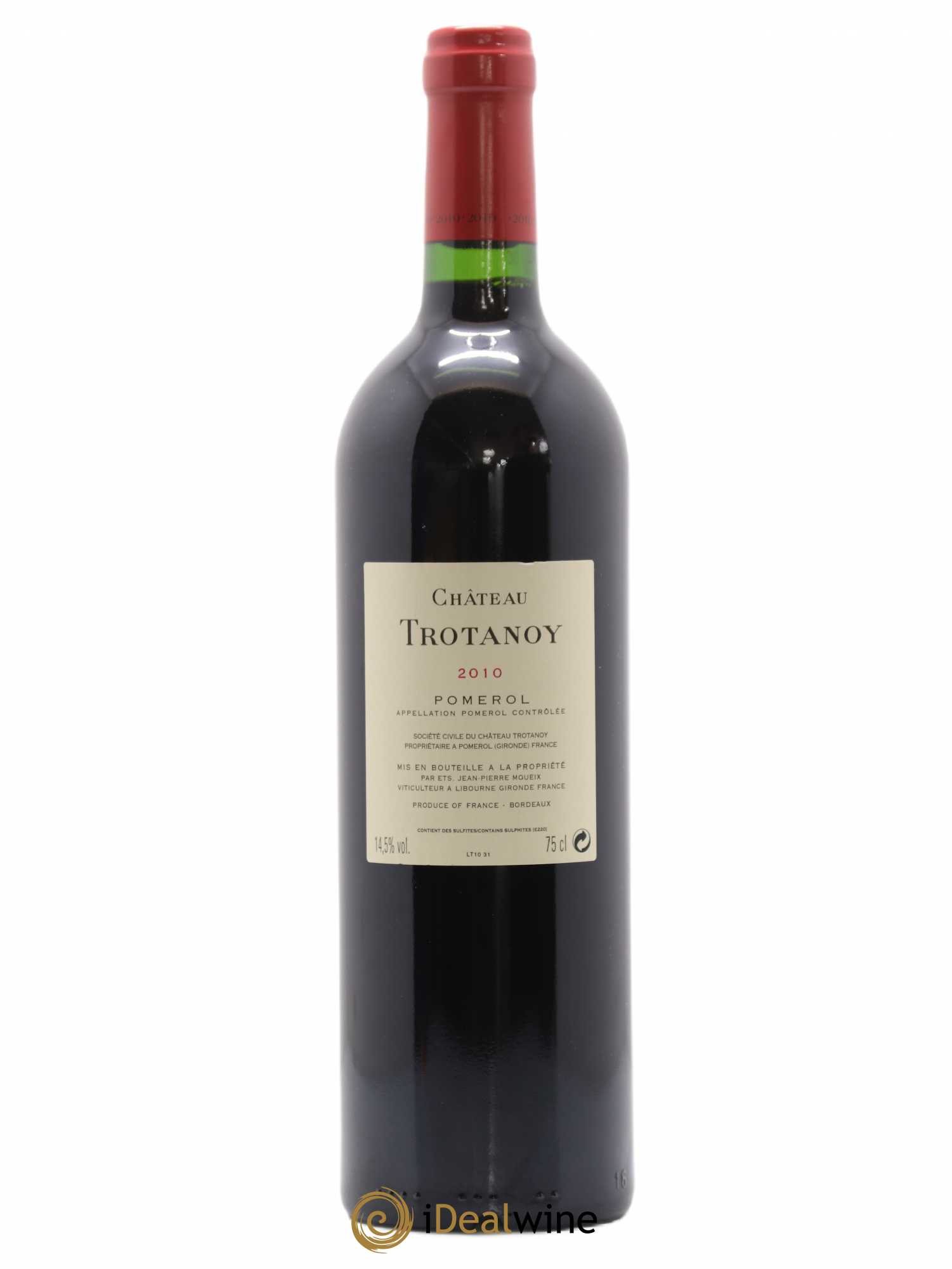 Château Trotanoy 2010 - Lot de 1 bouteille - 1