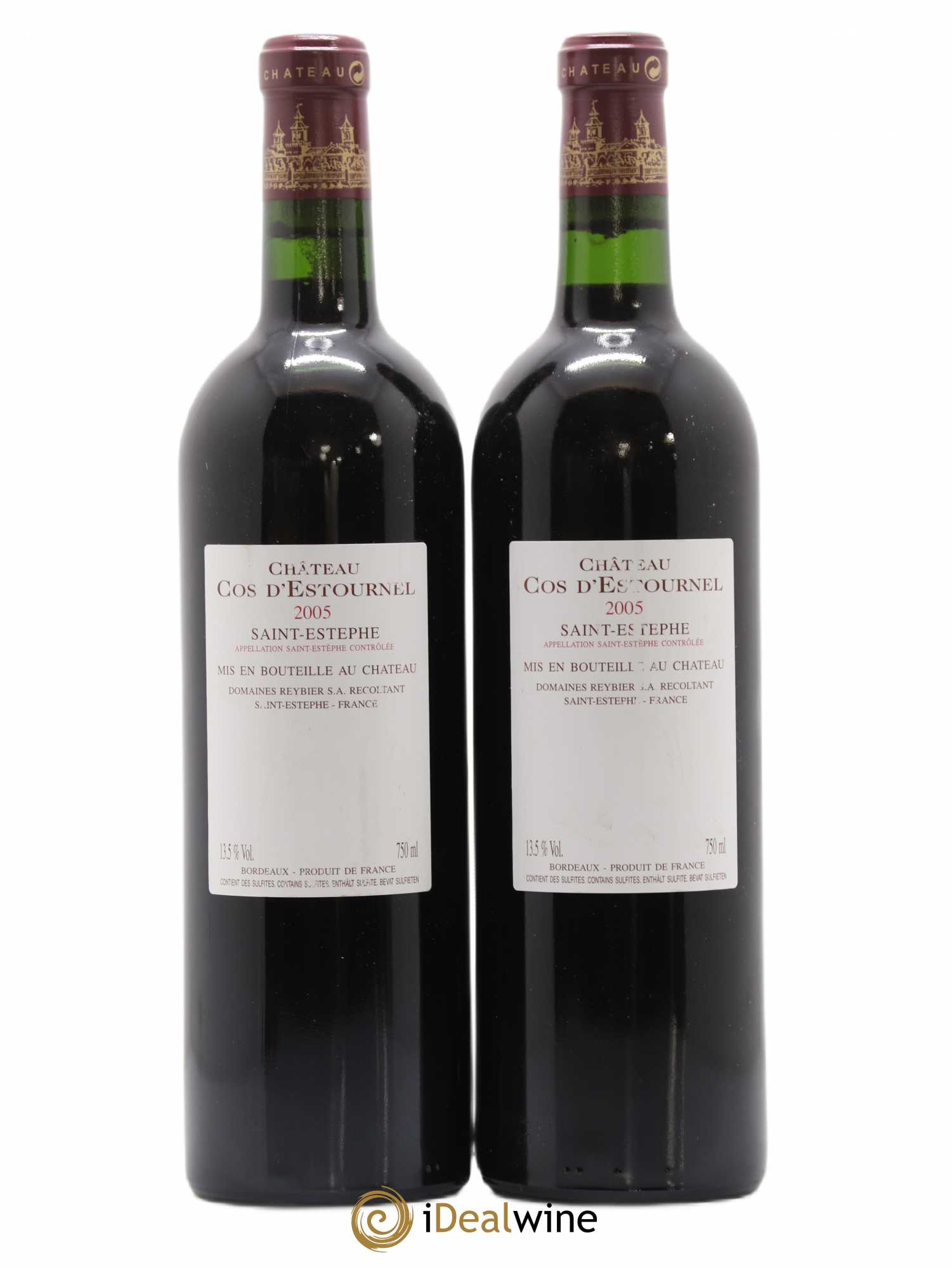 Cos d'Estournel 2ème Grand Cru Classé 2005 - Lot de 2 bouteilles - 1