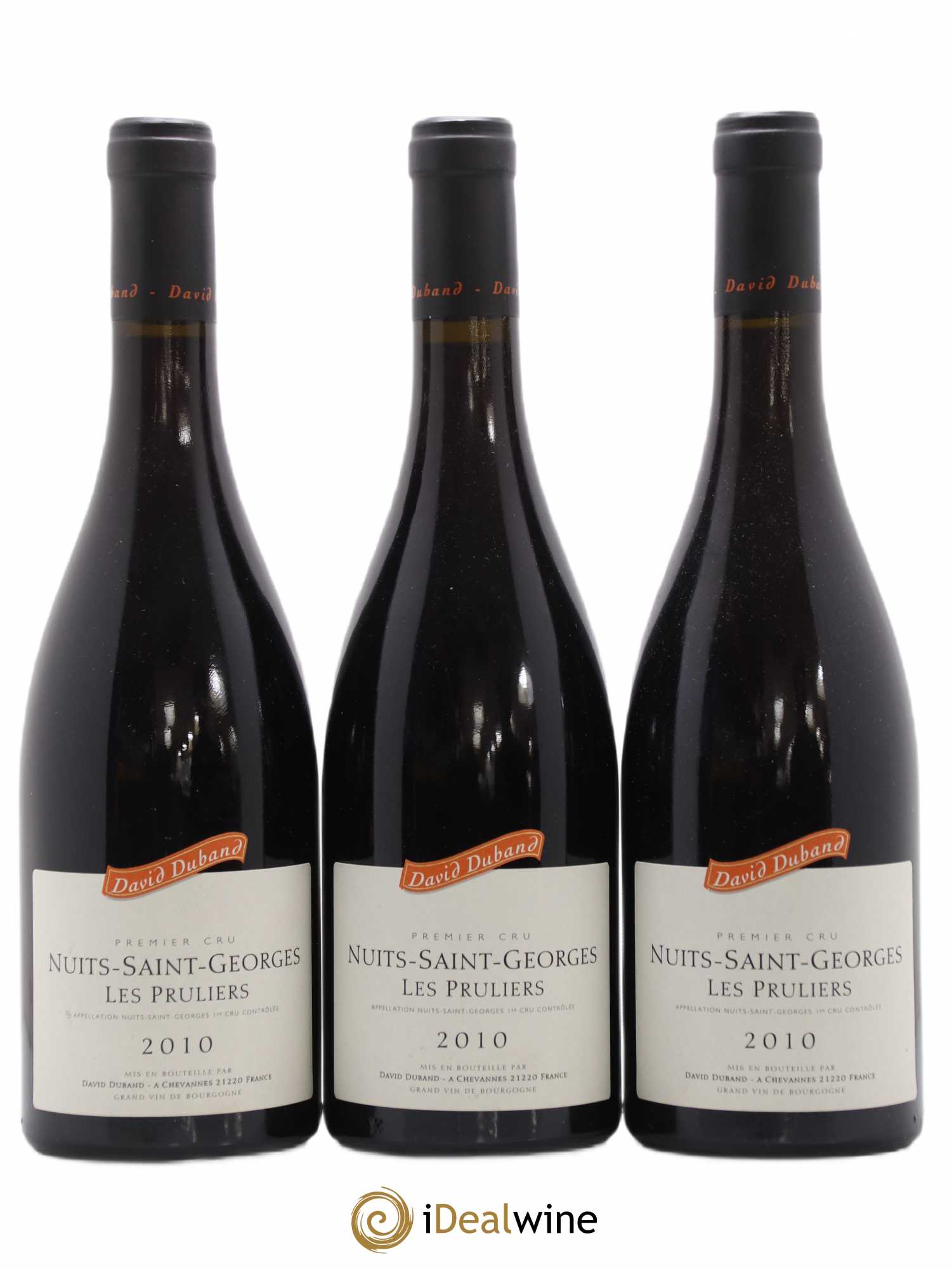 Nuits-Saint-Georges 1er Cru Les Pruliers David Duband (Domaine) 2010 - Lot de 3 bouteilles - 0