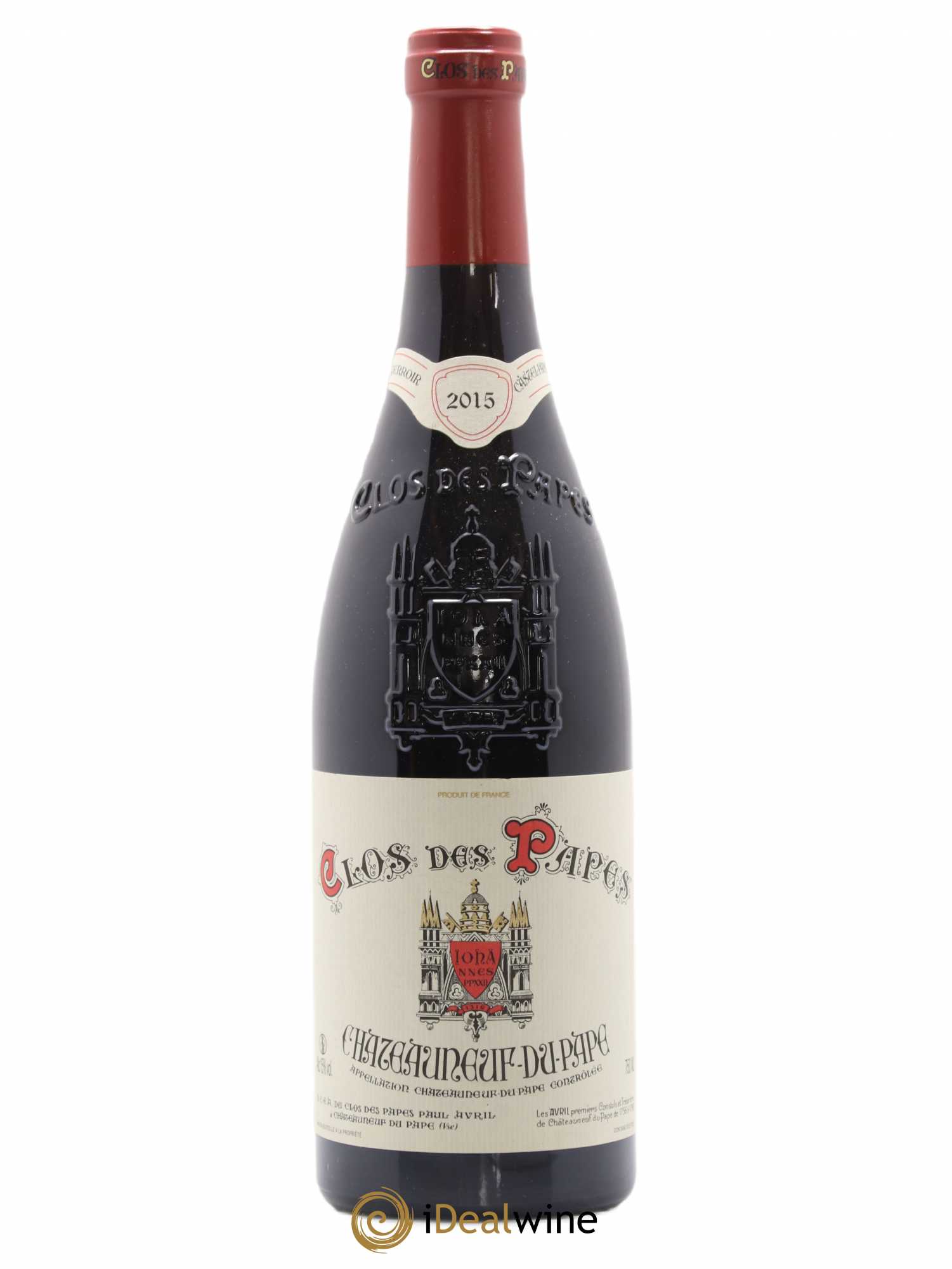 Châteauneuf-du-Pape Clos des Papes - Paul Avril 2015 - Lot de 1 bouteille - 0
