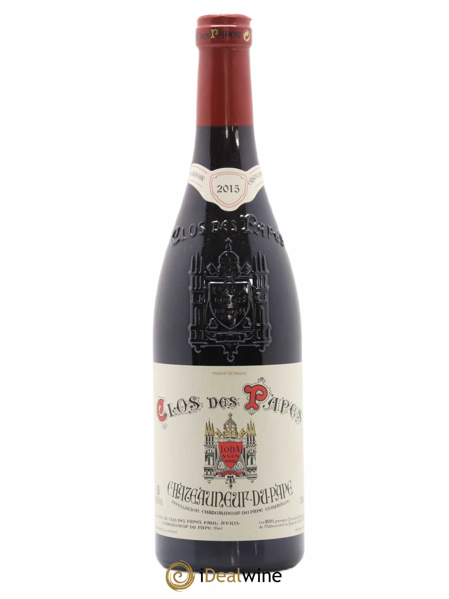 Châteauneuf-du-Pape Clos des Papes - Paul Avril 2015 - Lot de 1 bouteille - 0