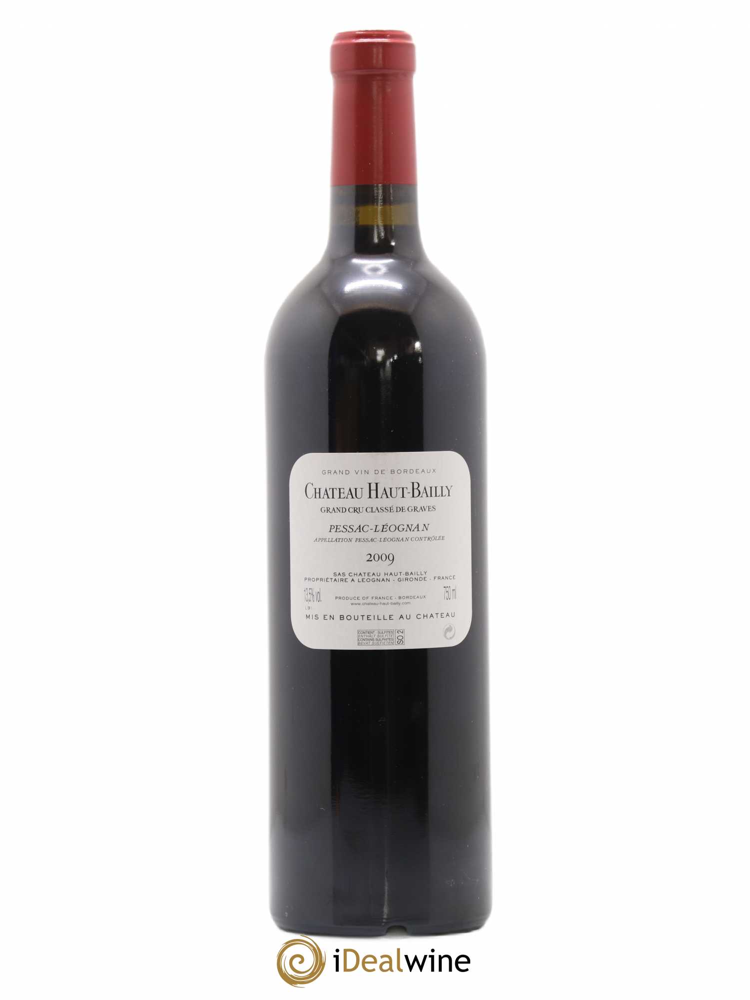 Château Haut-Bailly Cru Classé de Graves 2009 - Lot de 1 bouteille - 1
