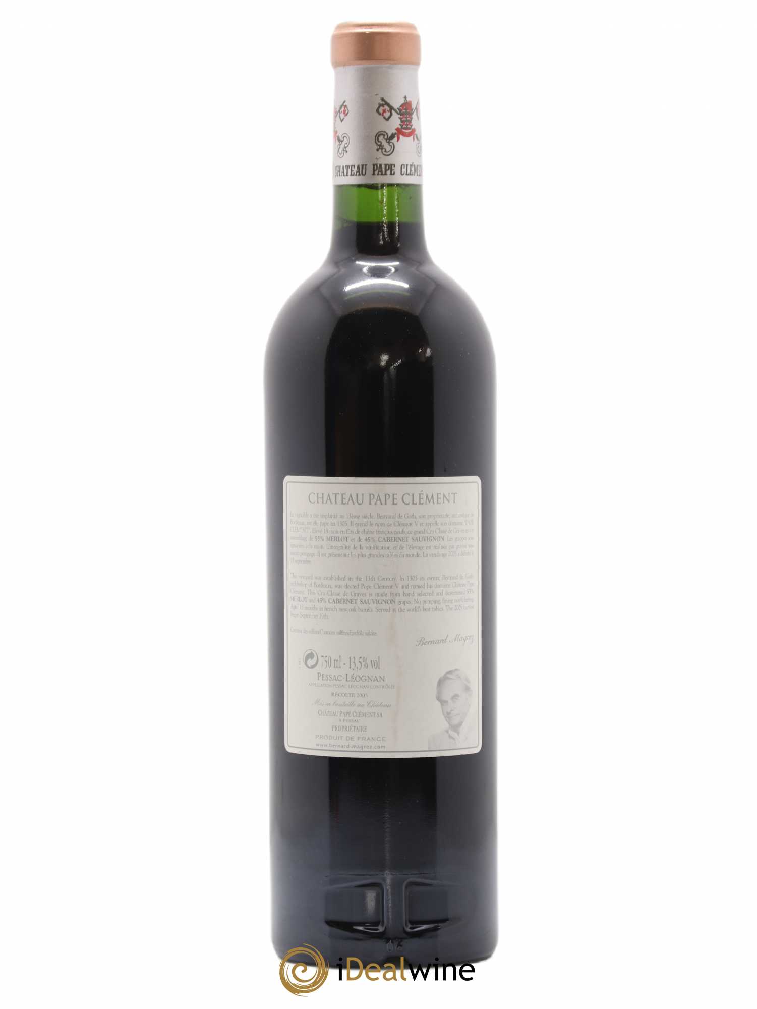 Château Pape Clément Cru Classé de Graves 2005 - Lot de 1 bouteille - 1