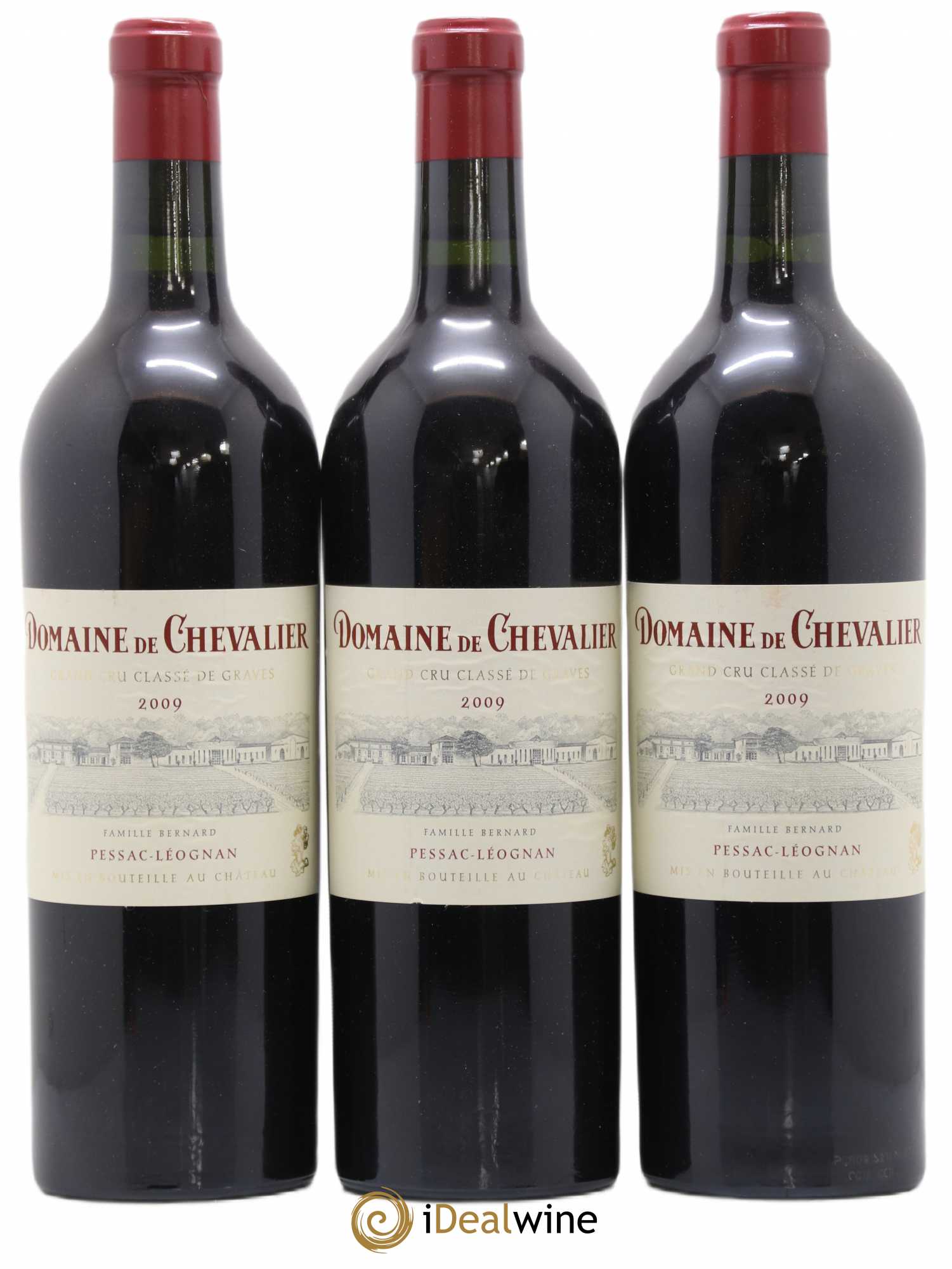 Domaine de Chevalier Cru Classé de Graves 2009 - Lot de 3 bouteilles - 0