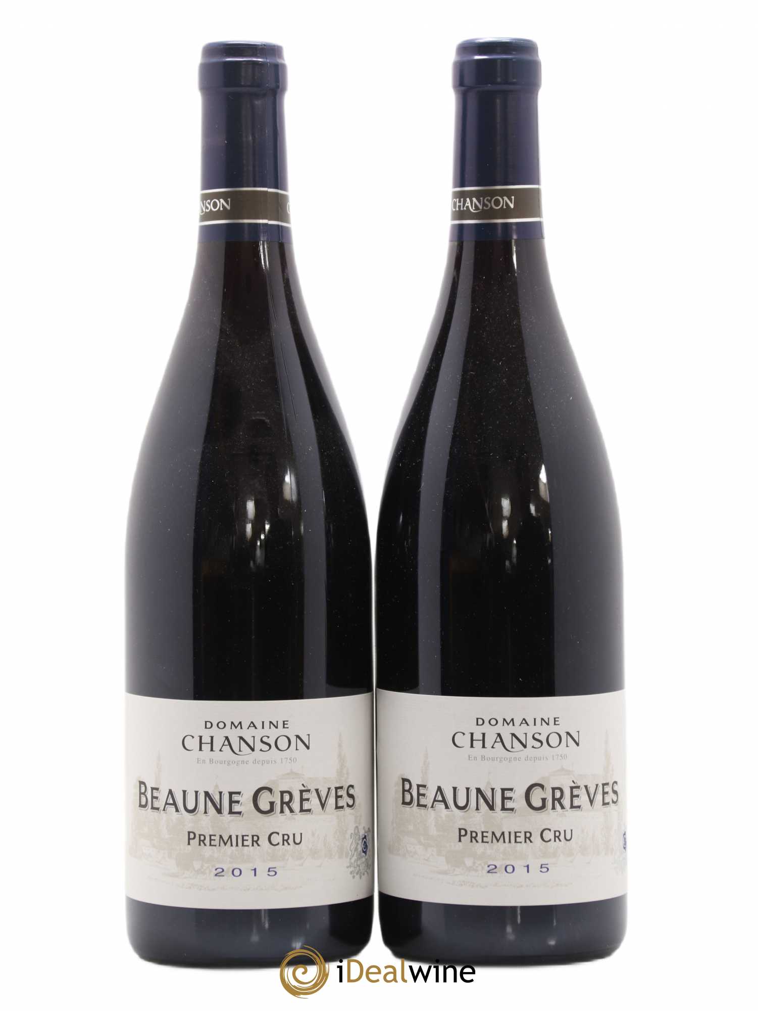 Beaune 1er Cru Grèves Chanson 2015 - Lot de 2 bouteilles - 0