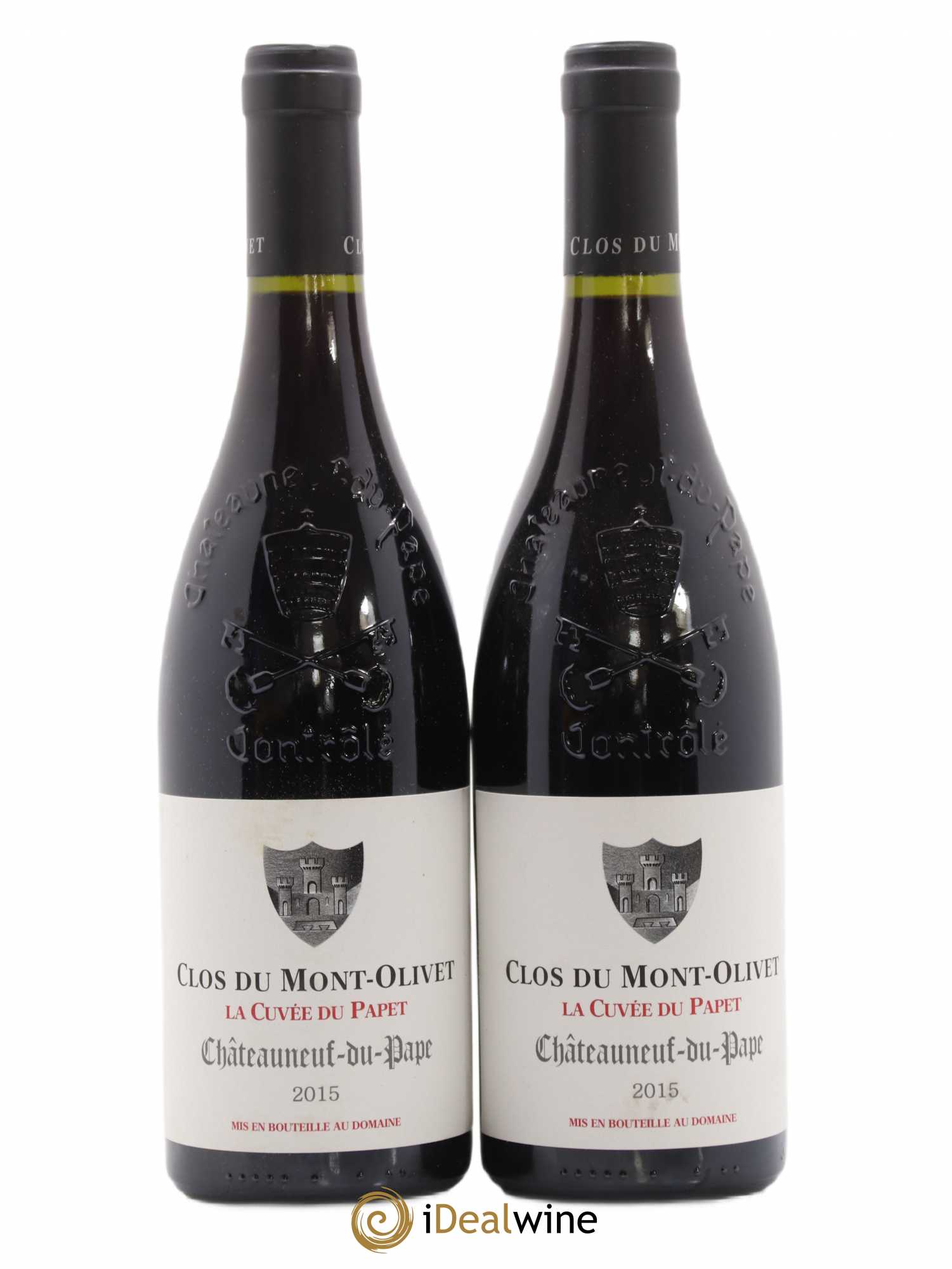 Châteauneuf-du-Pape Cuvée du Papet Clos du Mont-Olivet 2015 - Lot de 2 bouteilles - 0