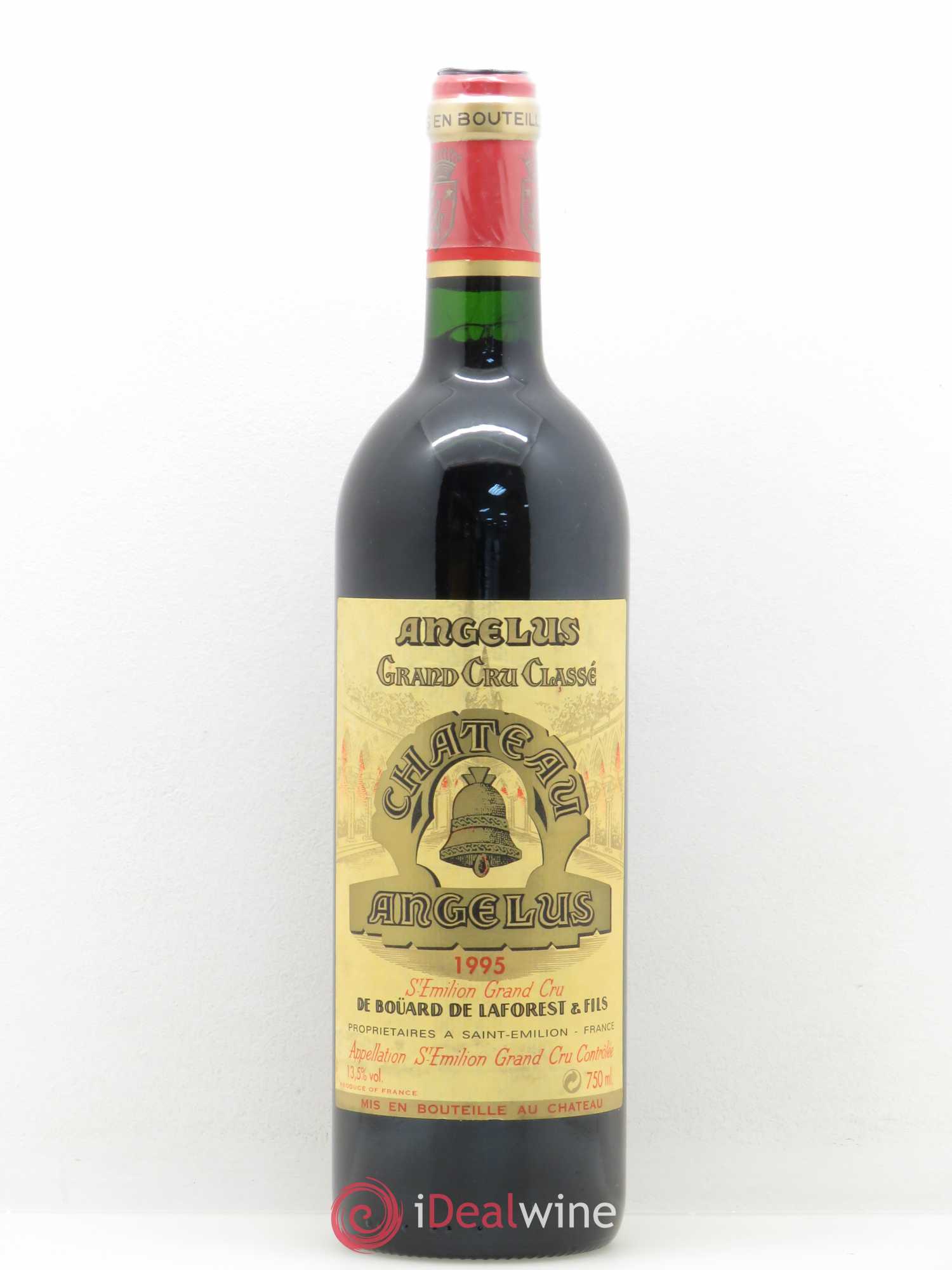 Château Angélus 1er Grand Cru Classé A 1995 - Lot de 1 bouteille - 0