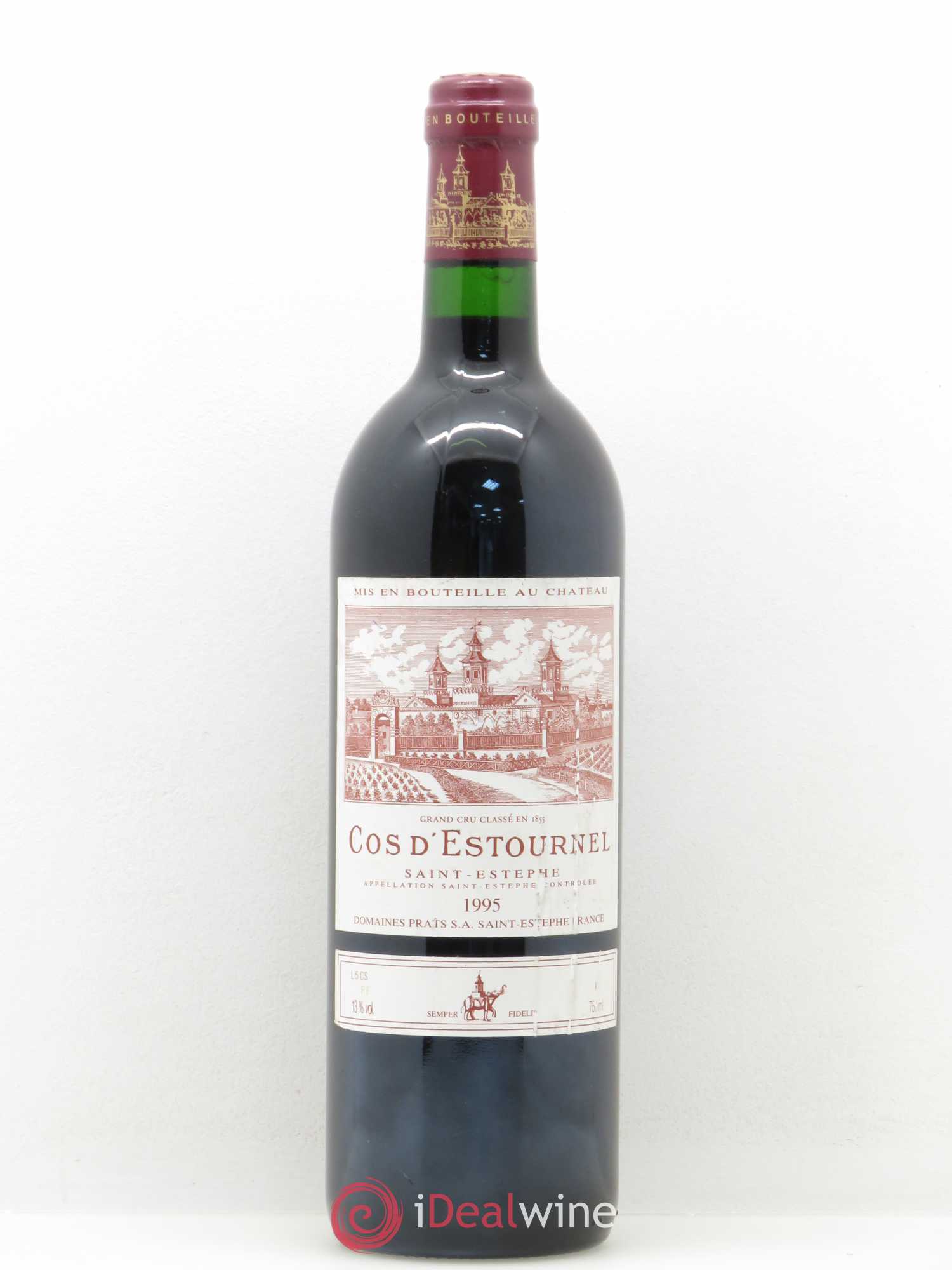 Cos d'Estournel 2ème Grand Cru Classé 1995 - Lot de 1 bouteille - 0