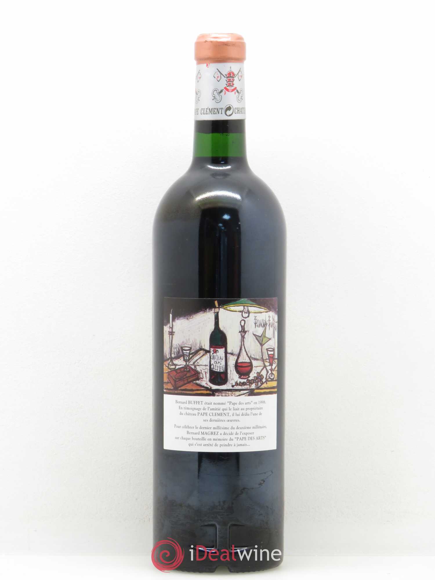 Château Pape Clément Cru Classé de Graves 2000 - Lot de 1 bouteille - 1