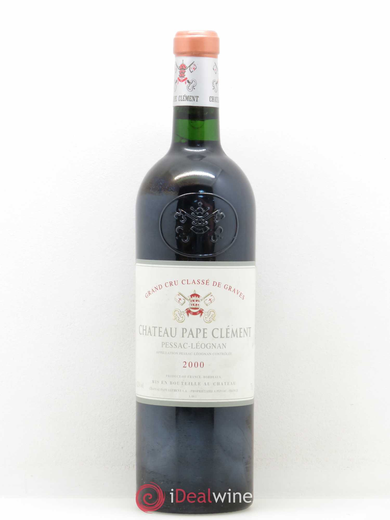 Château Pape Clément Cru Classé de Graves 2000 - Lot de 1 bouteille - 0