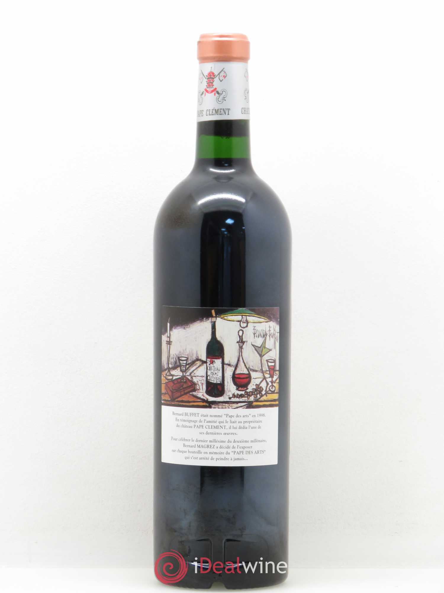 Château Pape Clément Cru Classé de Graves 2000 - Lot de 1 bouteille - 1