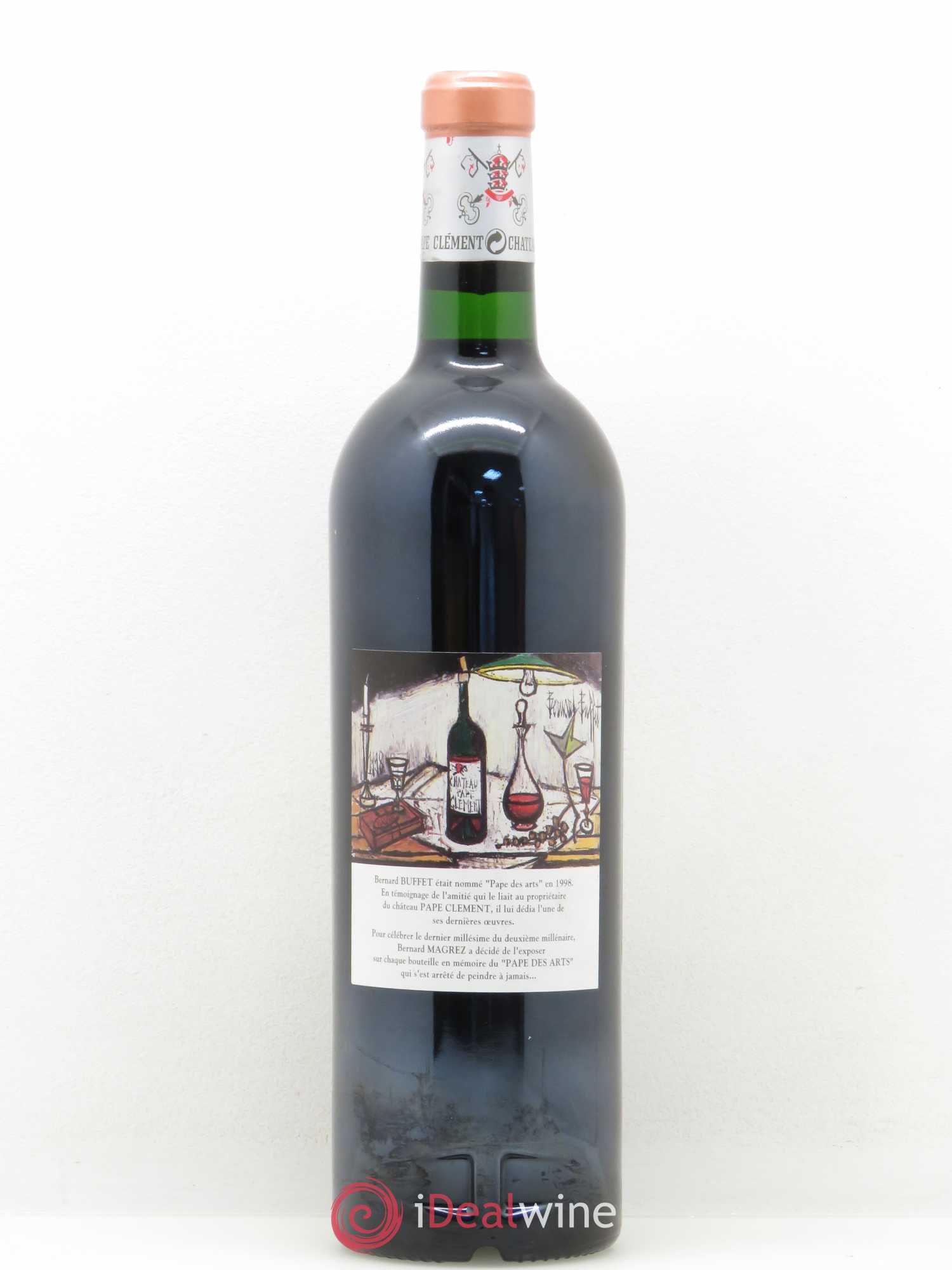 Château Pape Clément Cru Classé de Graves 2000 - Lot de 1 bouteille - 1