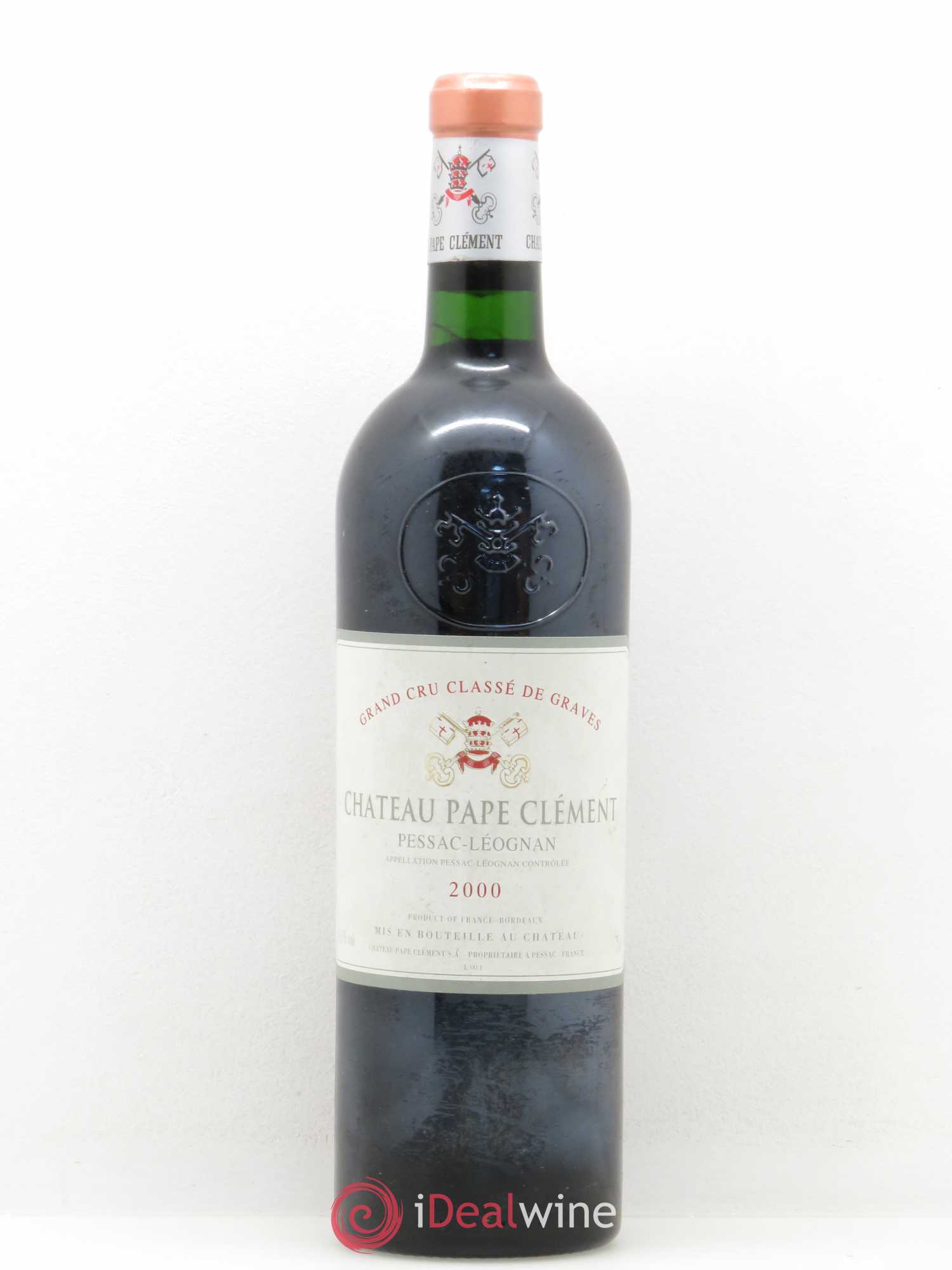 Château Pape Clément Cru Classé de Graves 2000 - Lot de 1 bouteille - 0