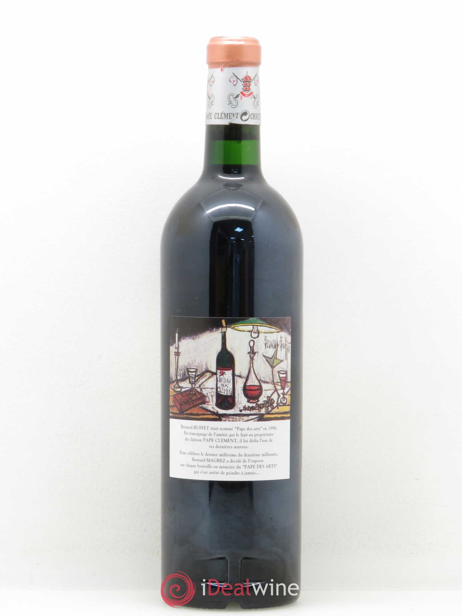 Château Pape Clément Cru Classé de Graves 2000 - Lot de 1 bouteille - 1