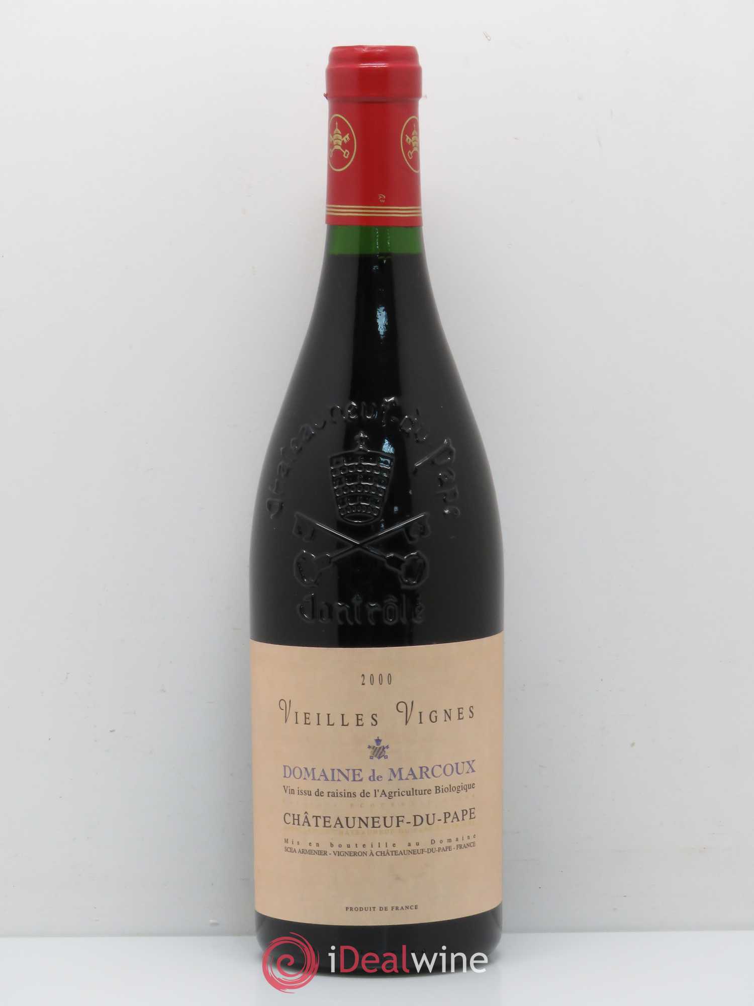 Châteauneuf-du-Pape Vieilles Vignes Marcoux (Domaine de) 2000 - Lot de 1 bouteille - 0