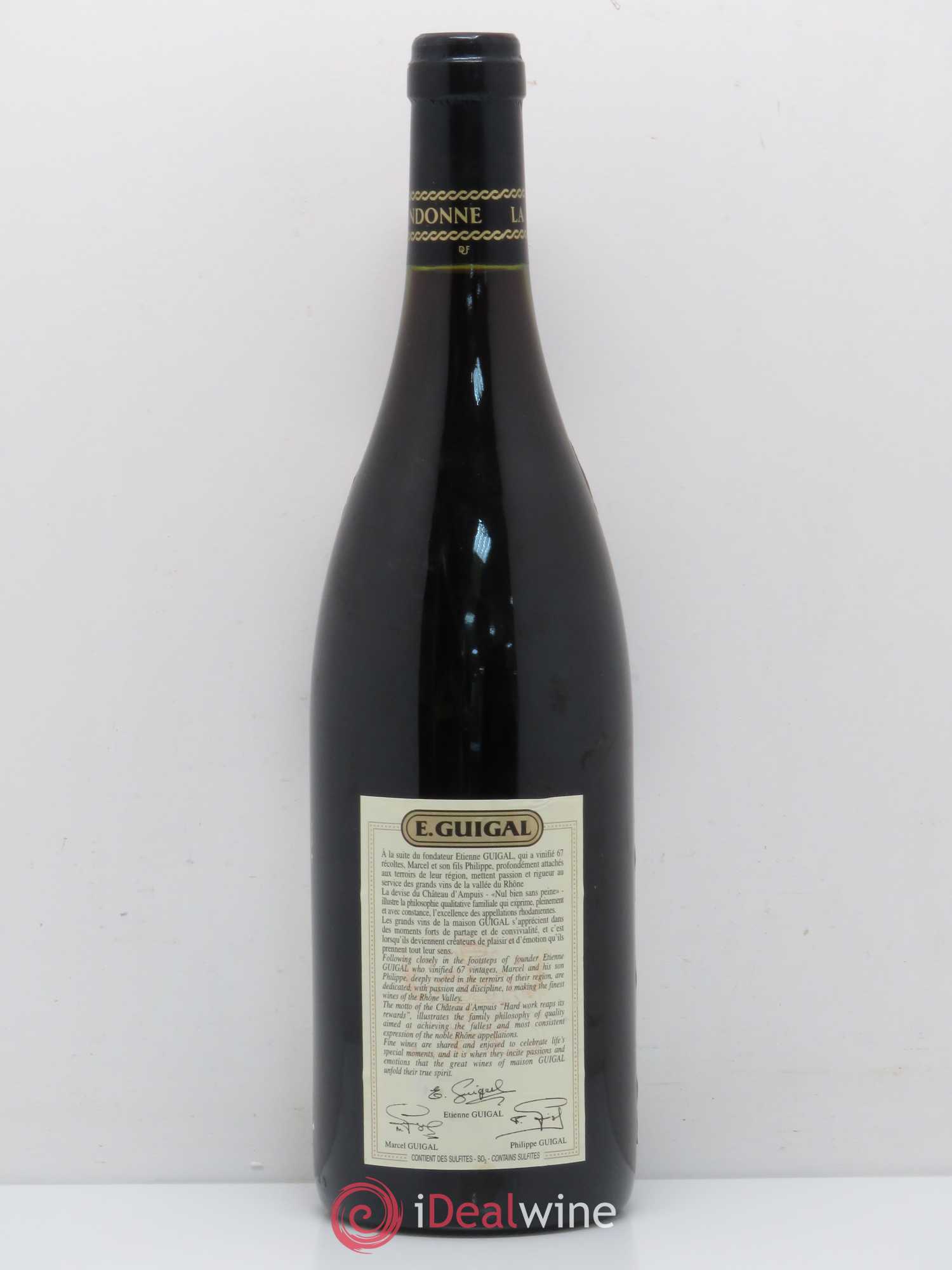 Côte-Rôtie La Landonne Guigal 2002 - Lot de 1 bouteille - 1