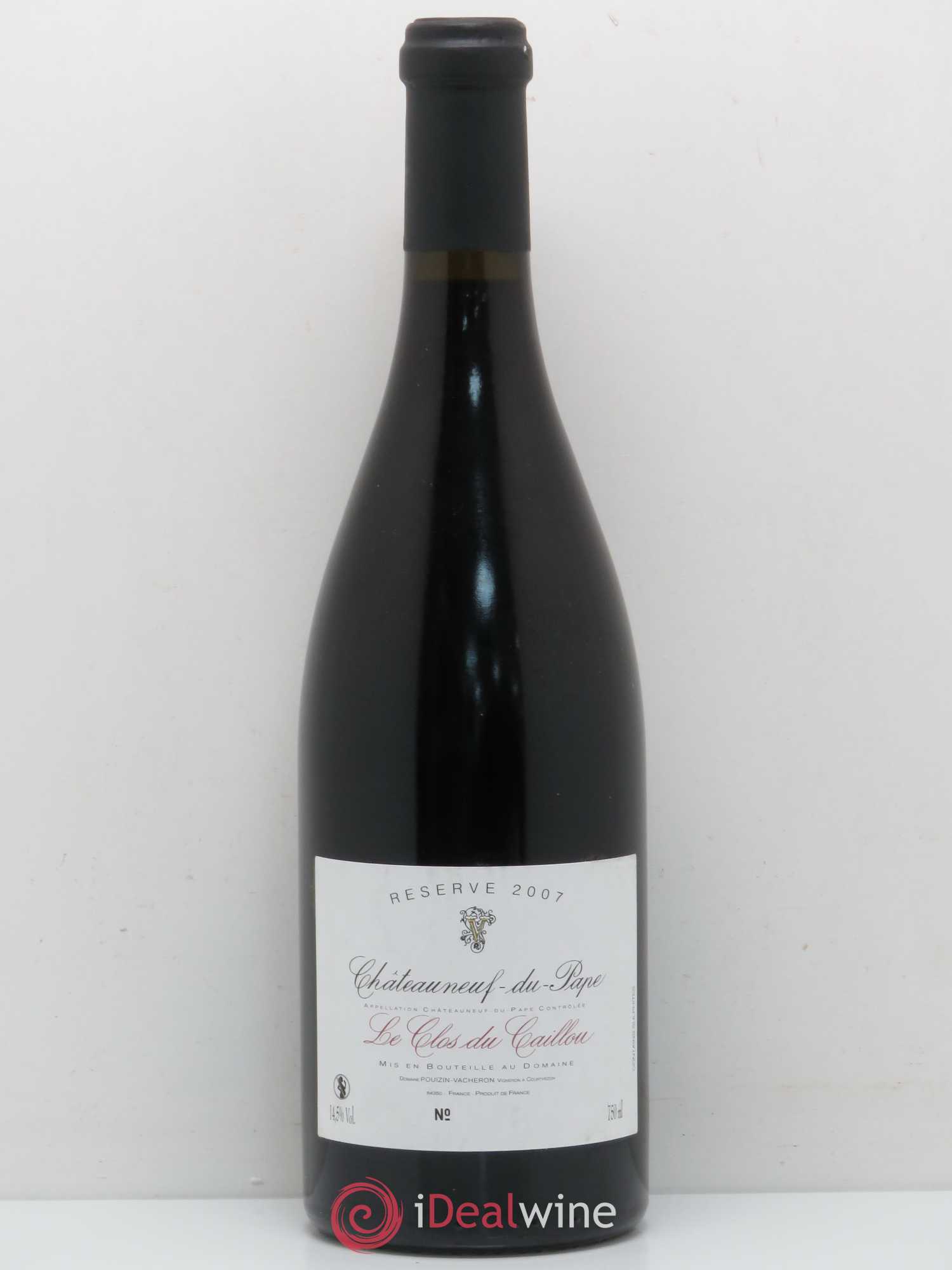 Châteauneuf-du-Pape Domaine Le Clos Du Caillou Réserve 2007 - Lot de 1 bouteille - 0