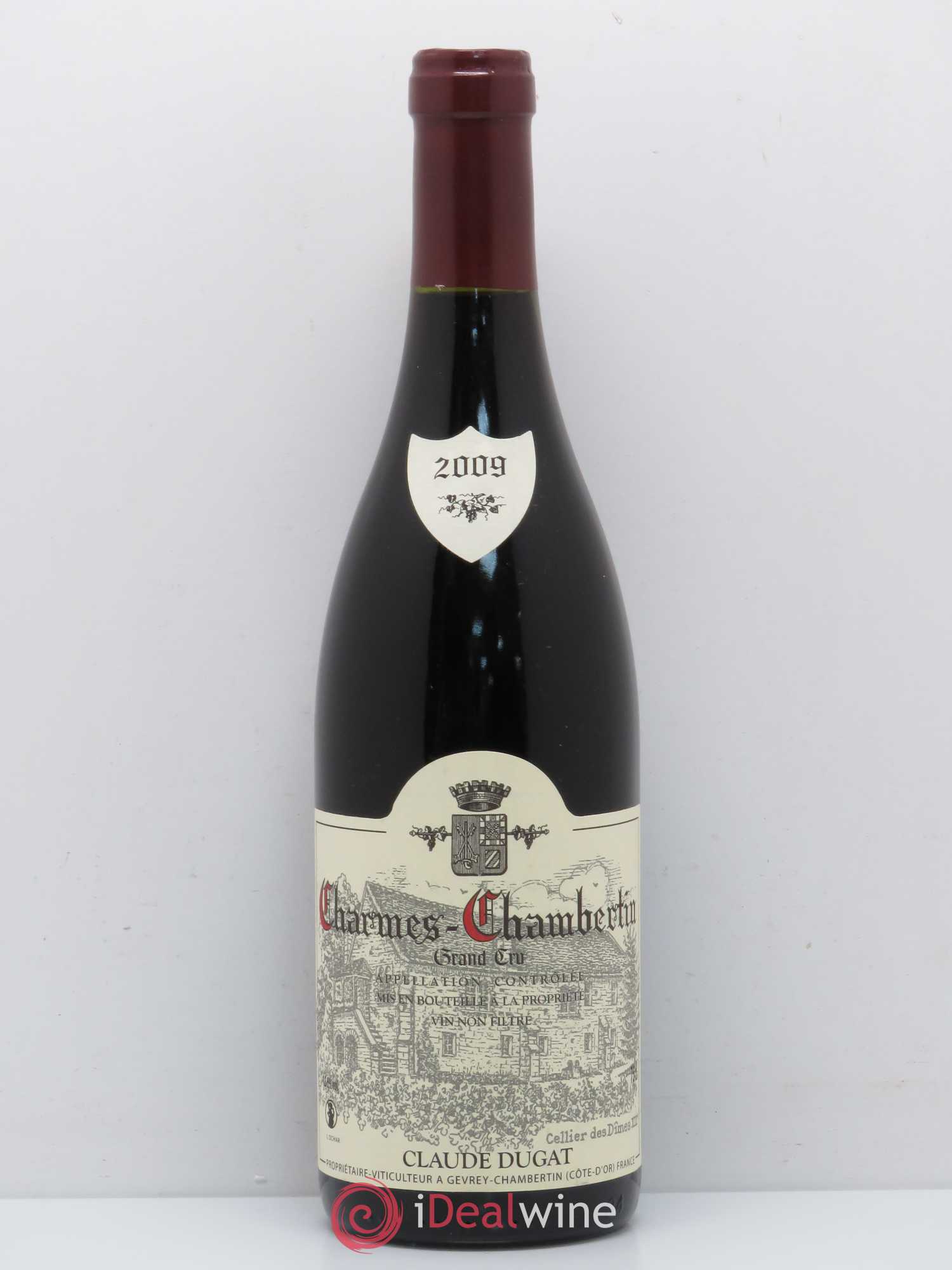Charmes-Chambertin Grand Cru Claude Dugat 2009 - Lot de 1 bouteille - 0