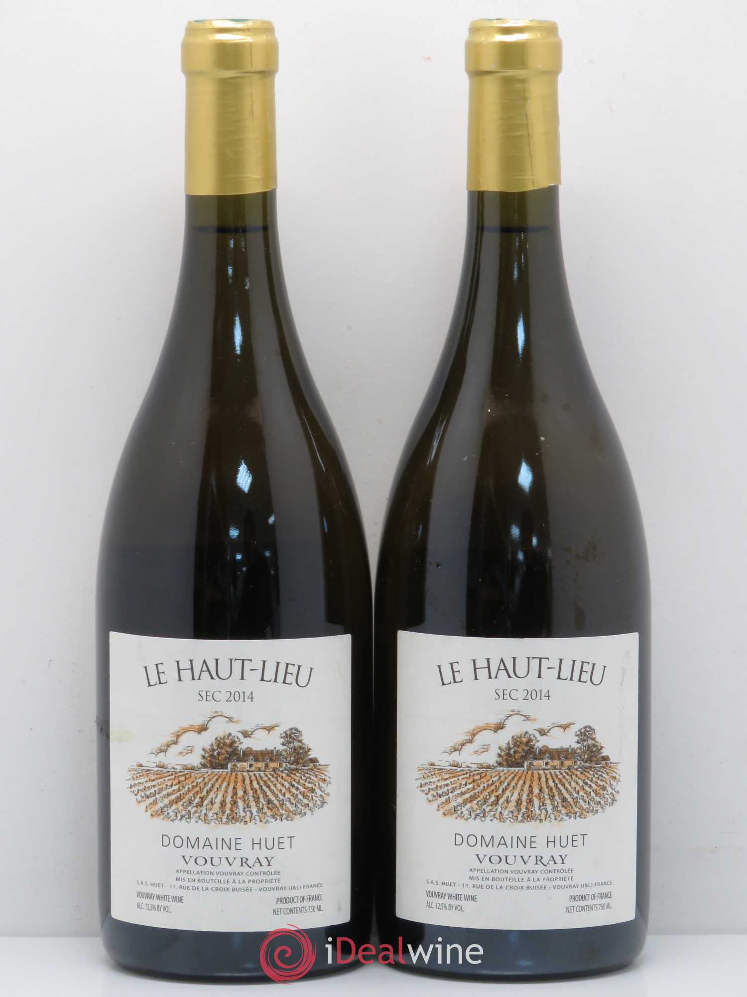 Vouvray Le Haut-Lieu Sec Domaine Huet 2014 - Lot de 2 bouteilles - 0