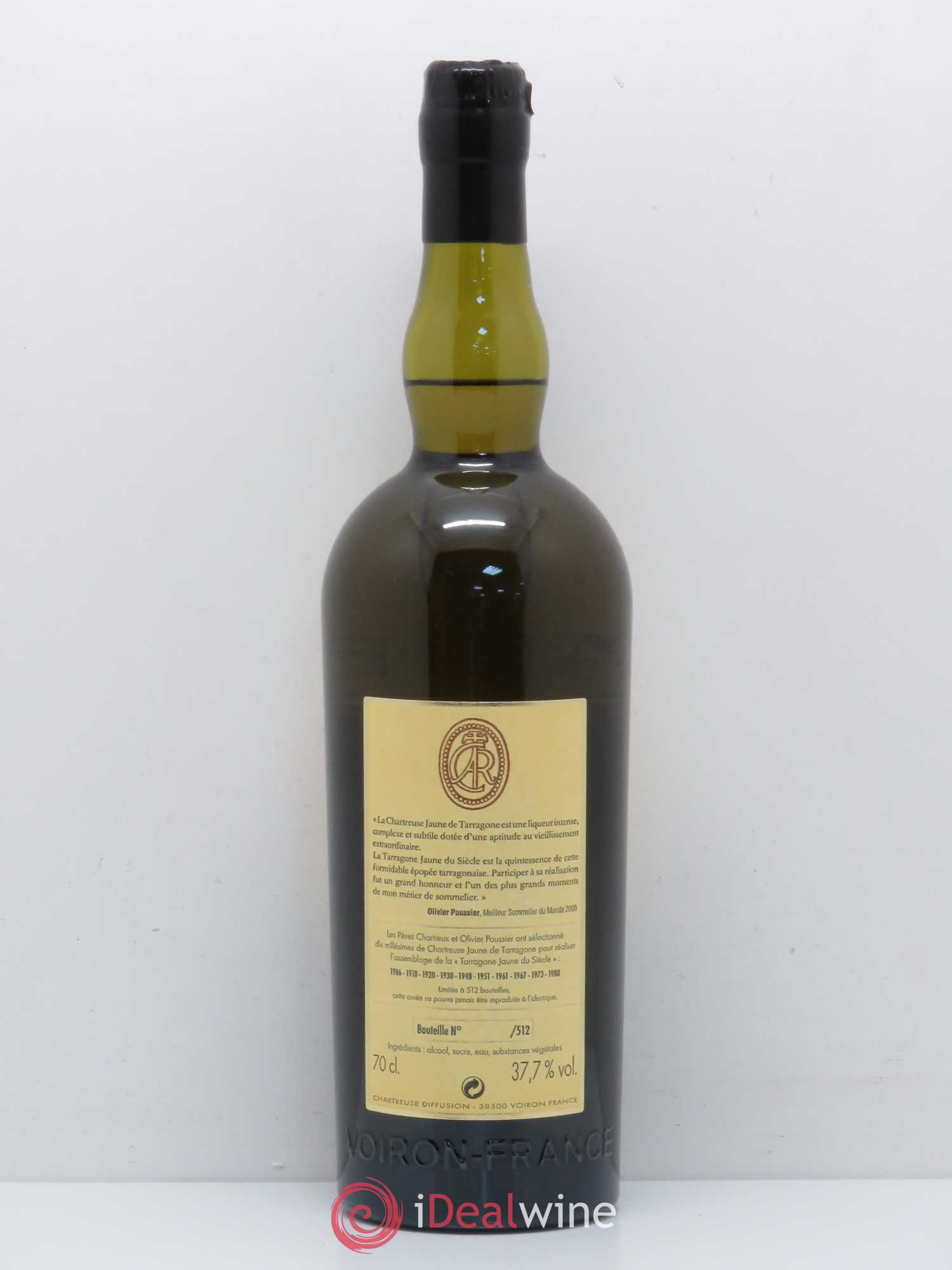 Chartreuse Pères Chartreux La Tarragone du Siecle - Pères Chartreux - Lot de 1 bouteille - 1