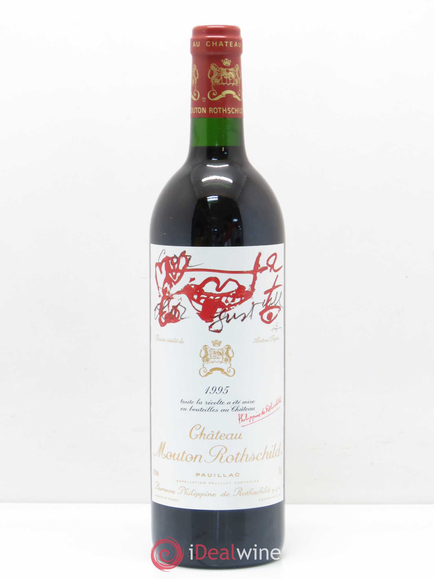 Château Mouton Rothschild 1er Grand Cru Classé 1995 - Lot de 1 bouteille - 0