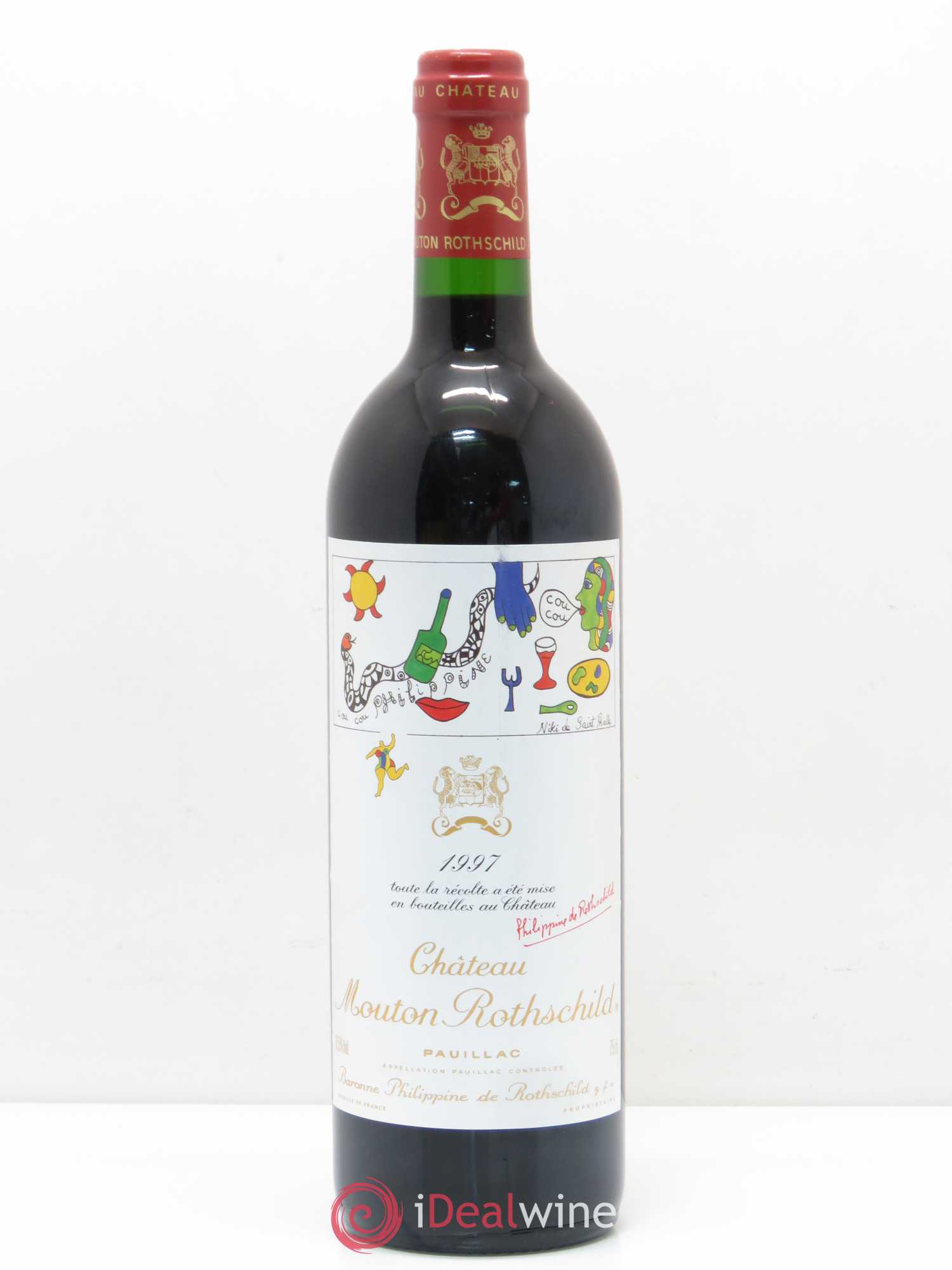 Château Mouton Rothschild 1er Grand Cru Classé 1997 - Lot de 1 bouteille - 0