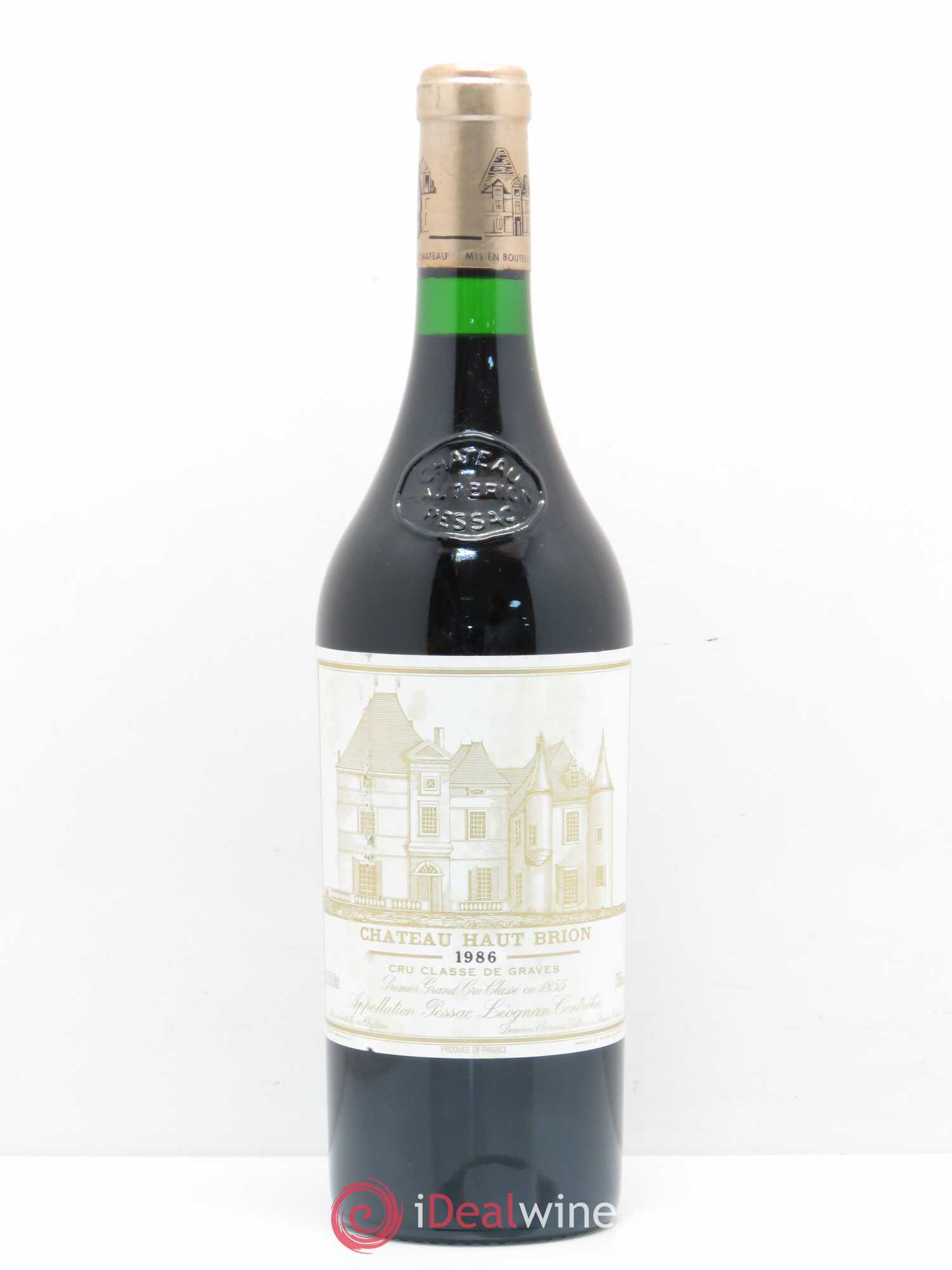 Château Haut Brion 1er Grand Cru Classé 1986 - Lot de 1 bouteille - 0