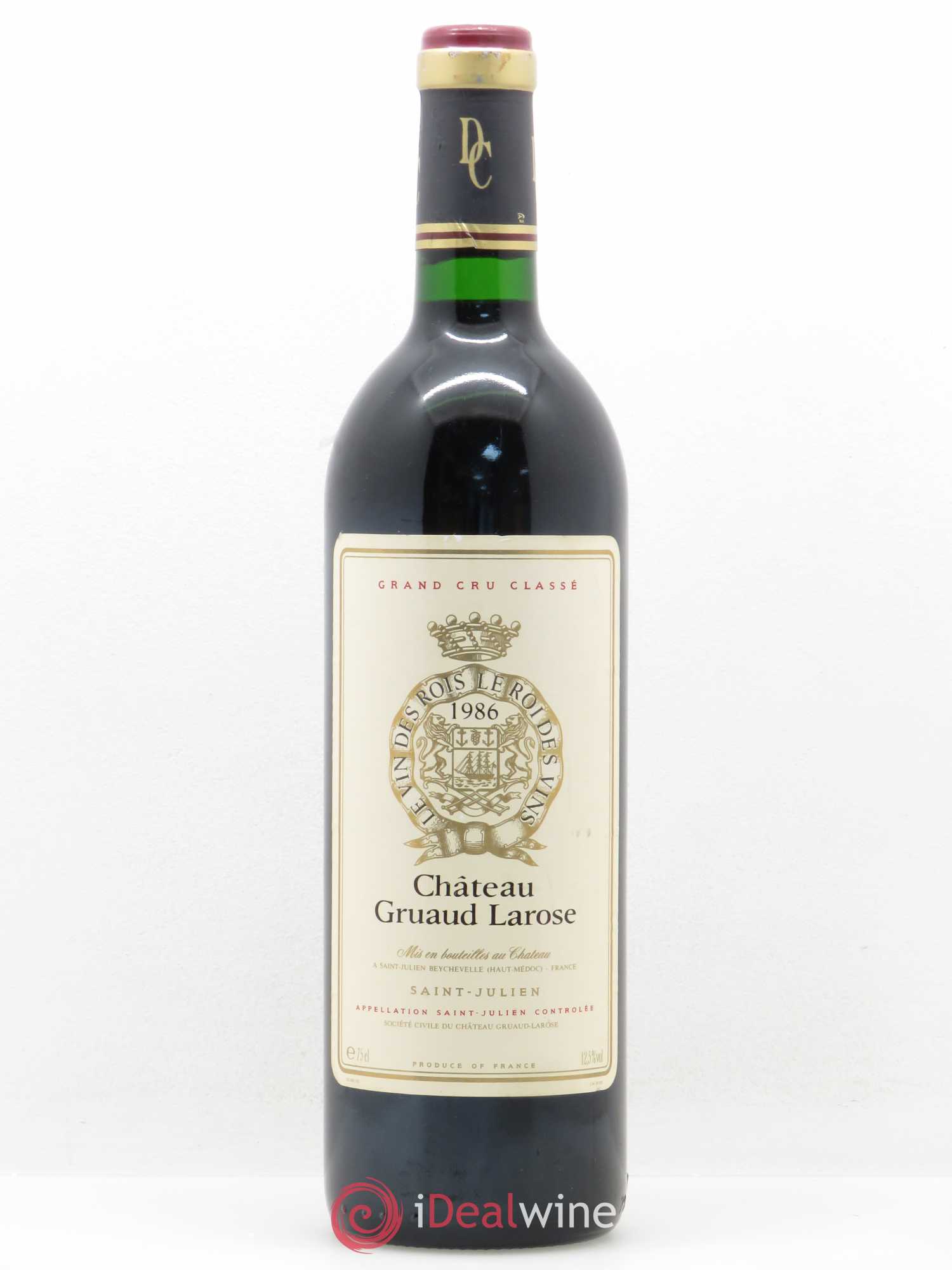 Château Gruaud Larose 2ème Grand Cru Classé 1986 - Lot de 1 bouteille - 0