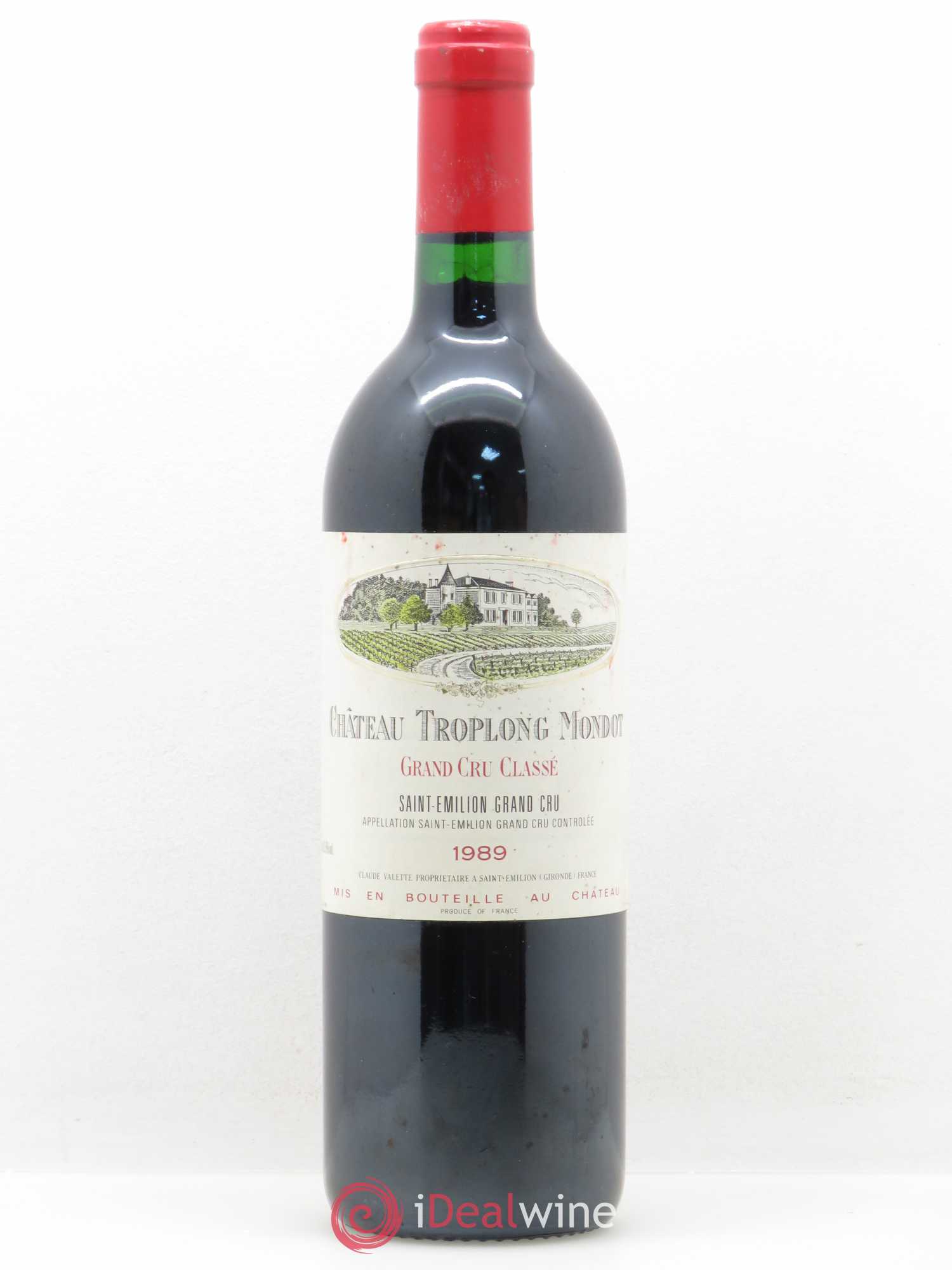 Château Troplong Mondot 1er Grand Cru Classé B 1989 - Lot de 1 bouteille - 0