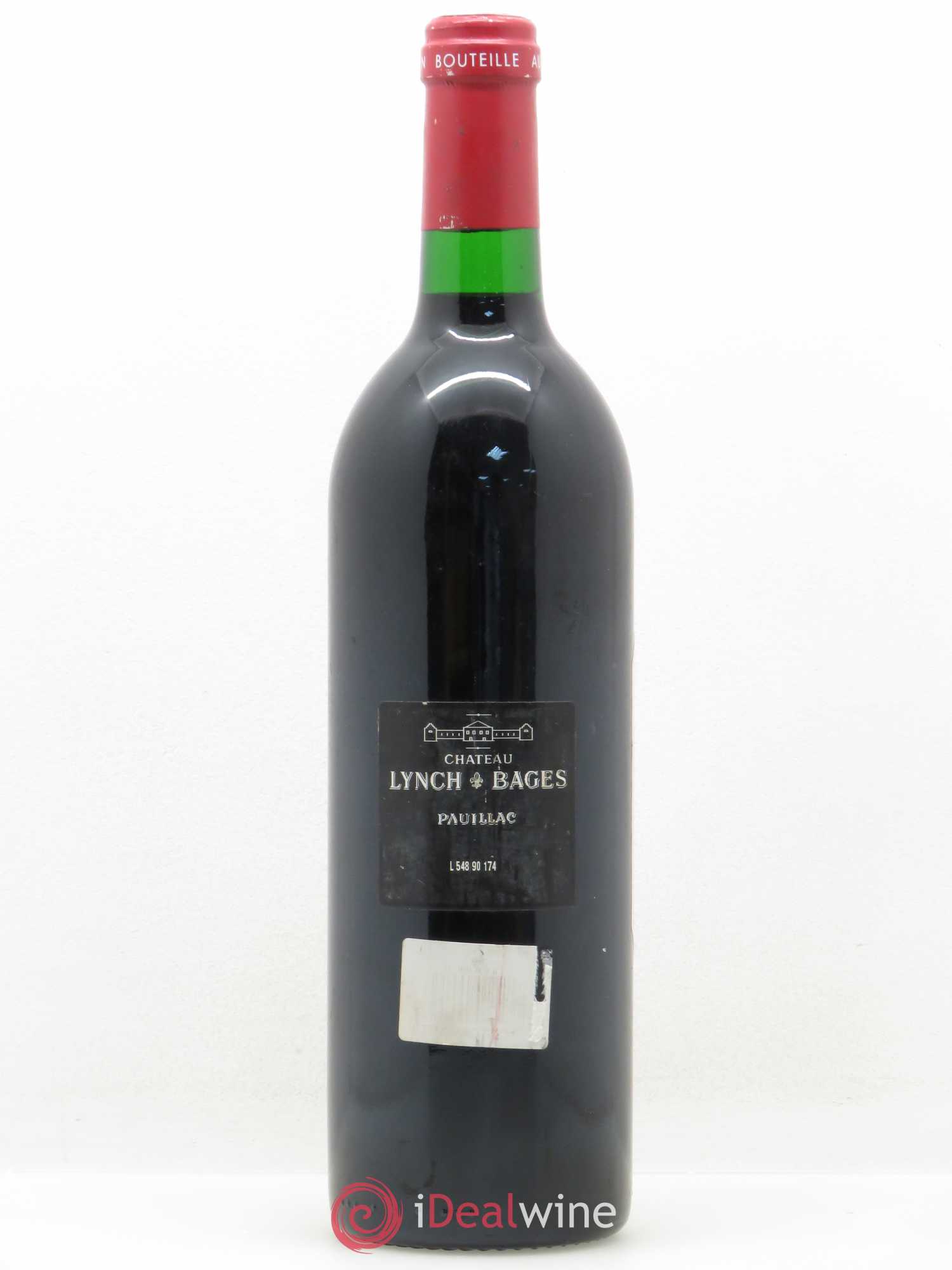 Château Lynch Bages 5ème Grand Cru Classé 1990 - Lot de 1 bouteille - 1