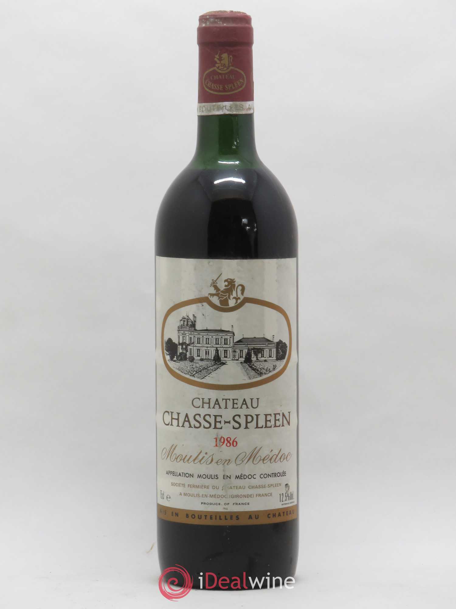 Château Chasse Spleen 1986 - Lot de 1 bouteille - 0