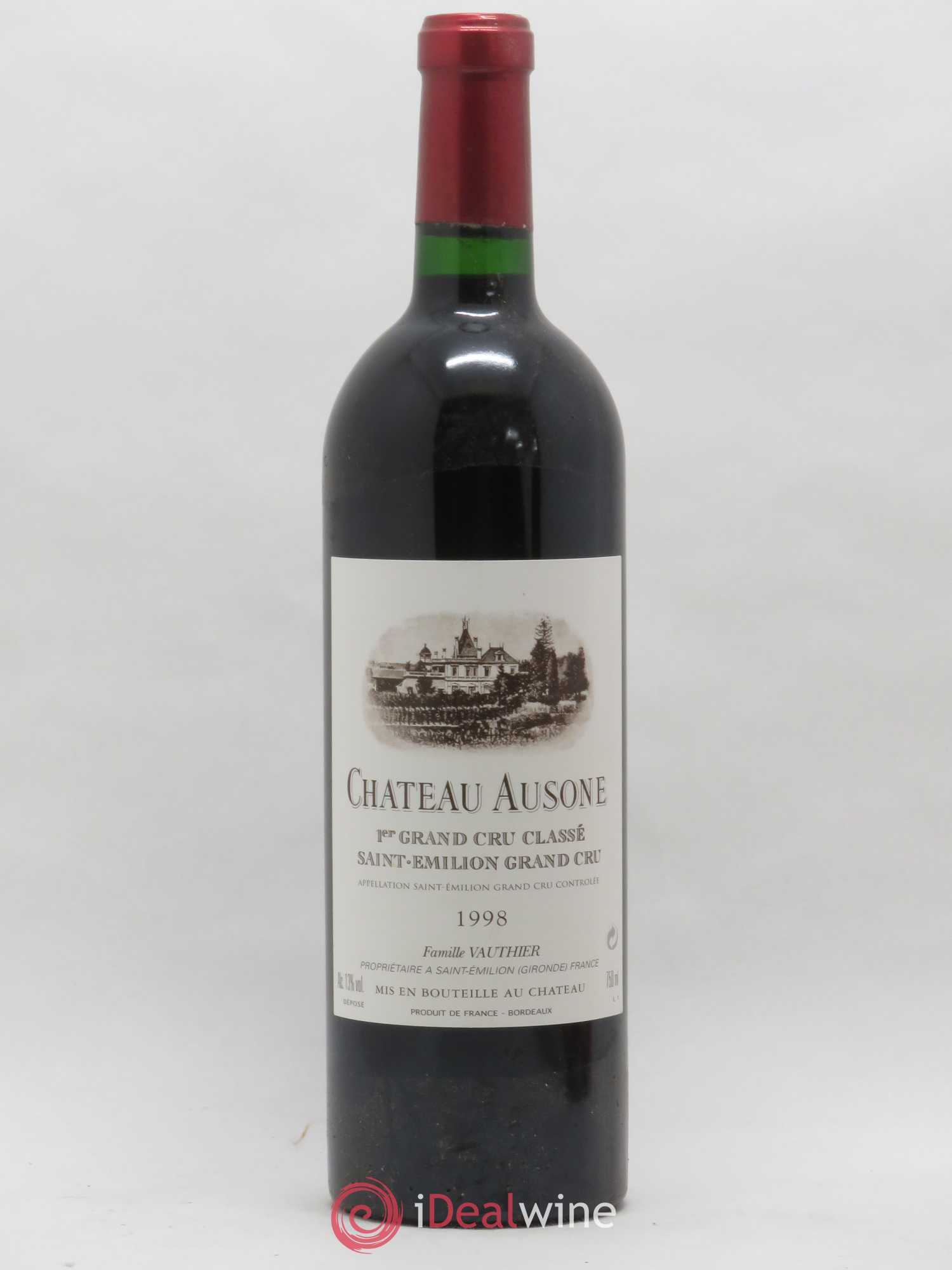 Château Ausone 1er Grand Cru Classé A 1998 - Lot de 1 bouteille - 0
