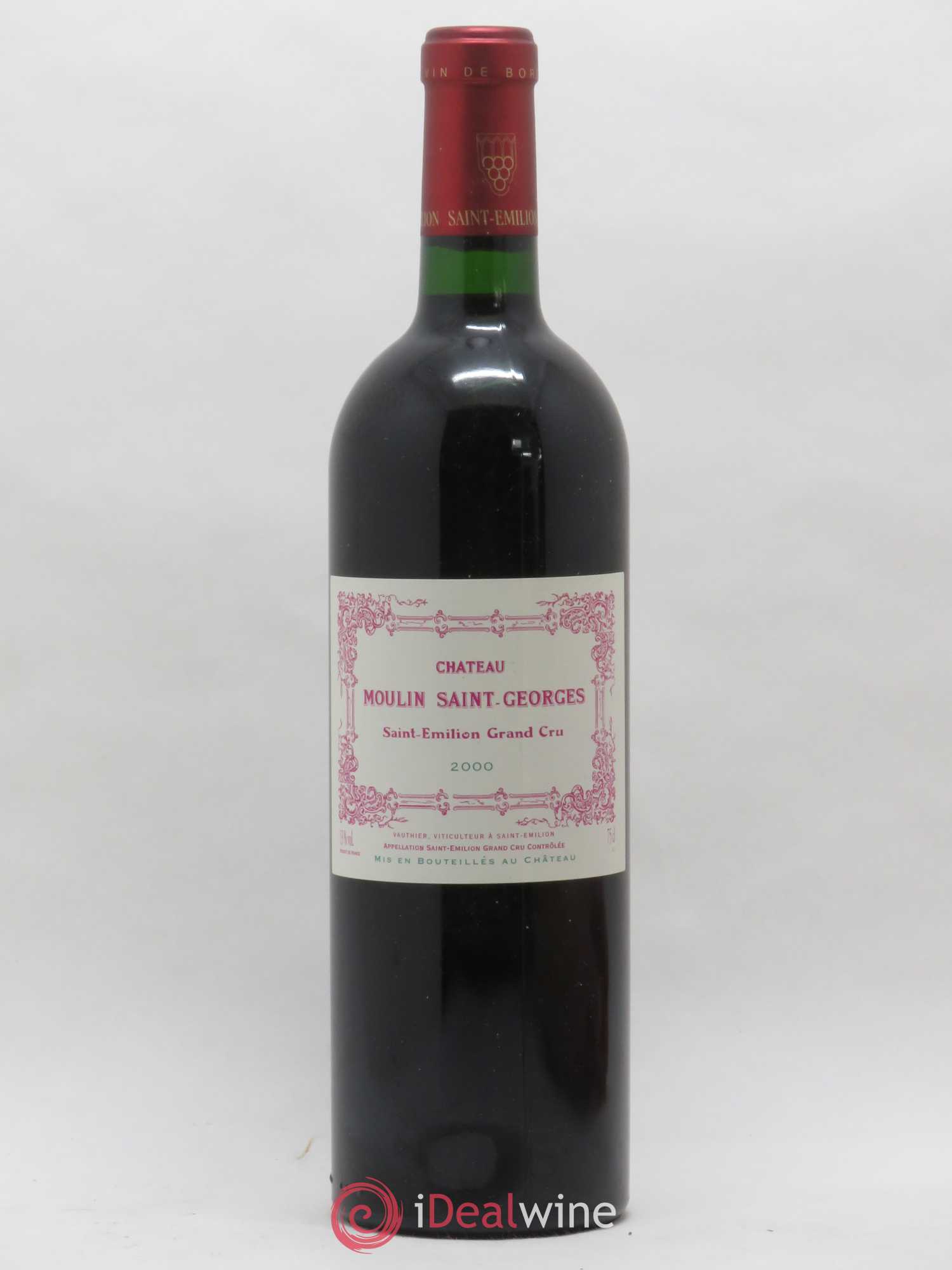 Château Moulin Saint Georges 2000 - Lot de 1 bouteille - 0